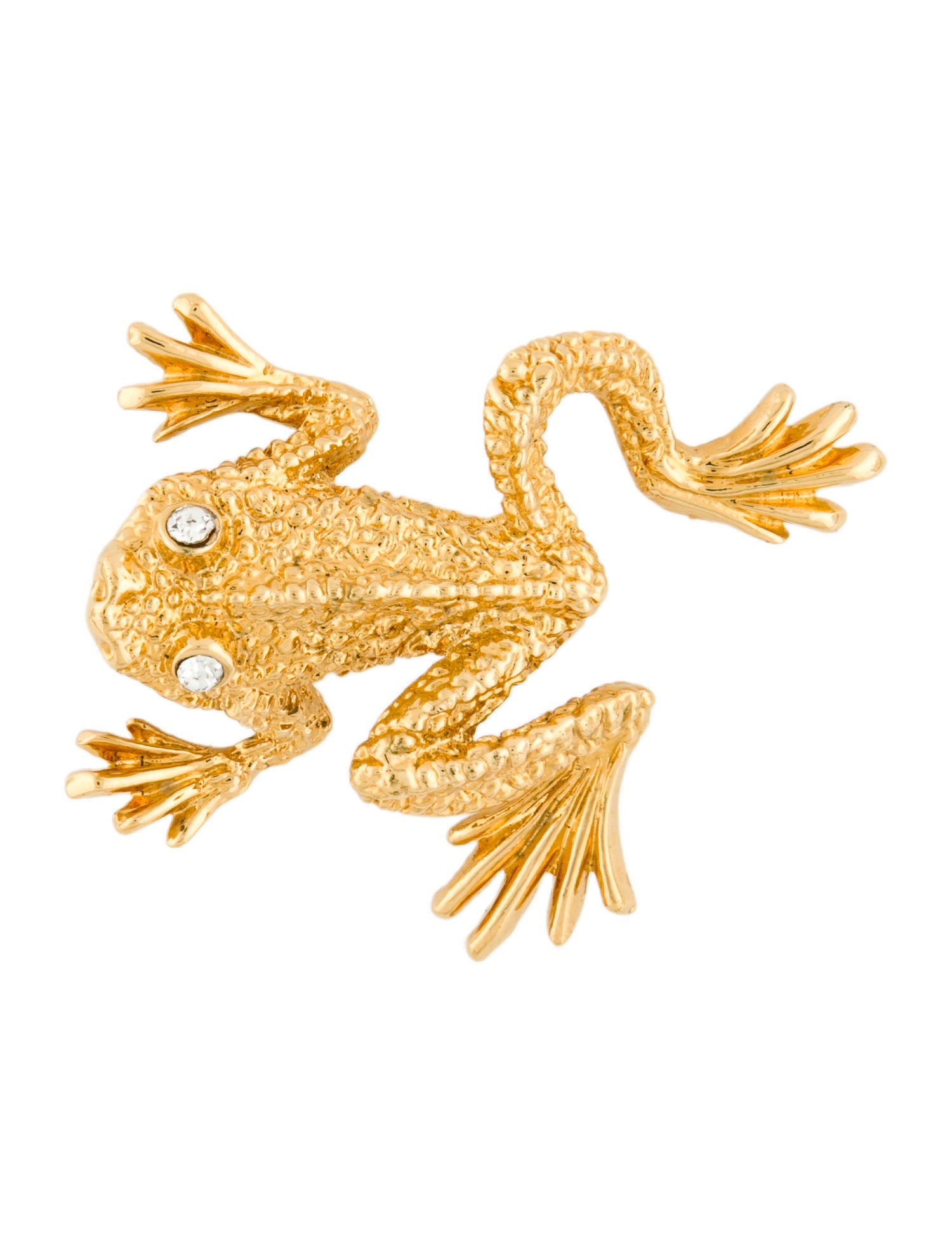 St. John Vintage Frog Pin Brooch