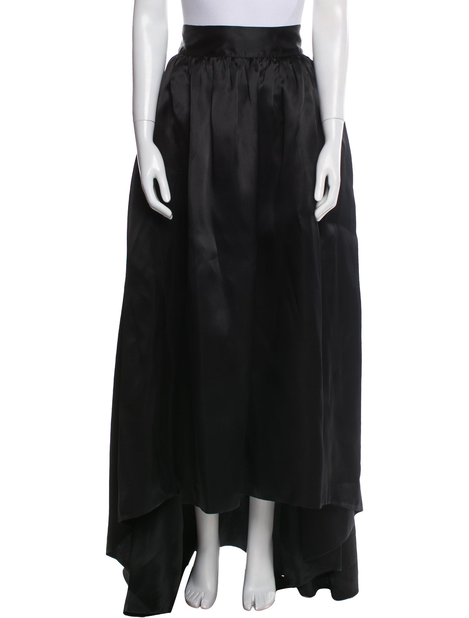 St. John Silk Long Skirt