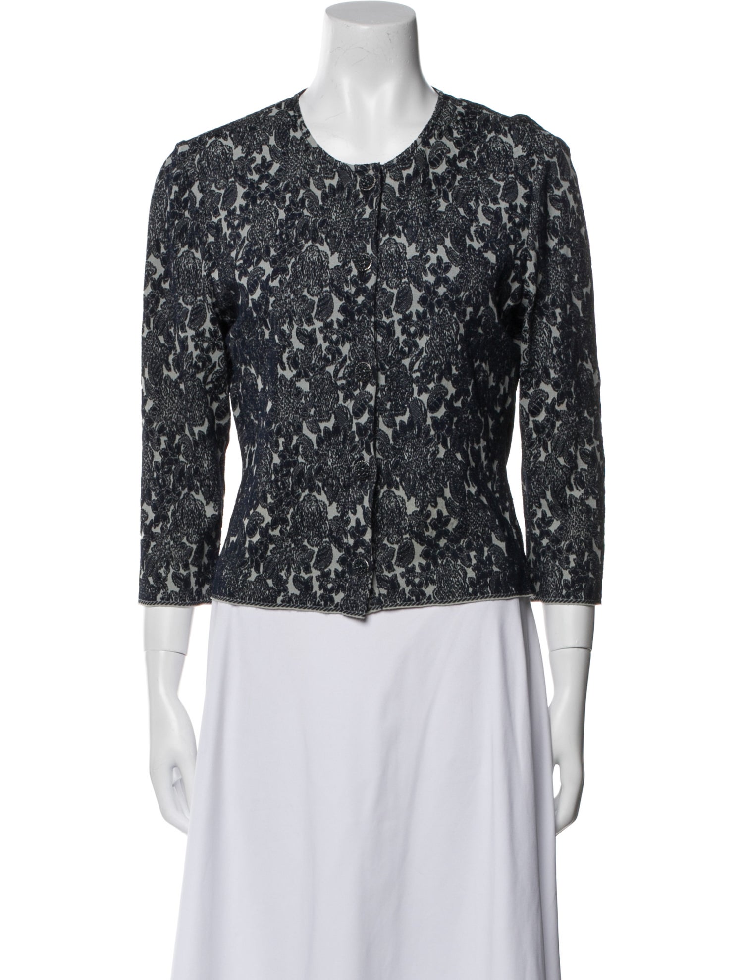 St. John Printed Evening Jacket