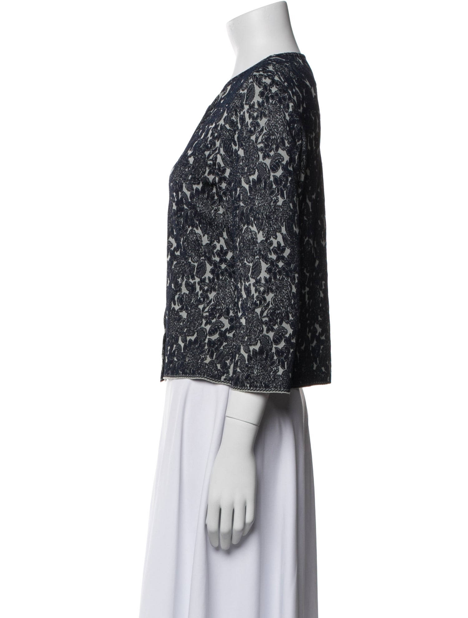 St. John Printed Evening Jacket