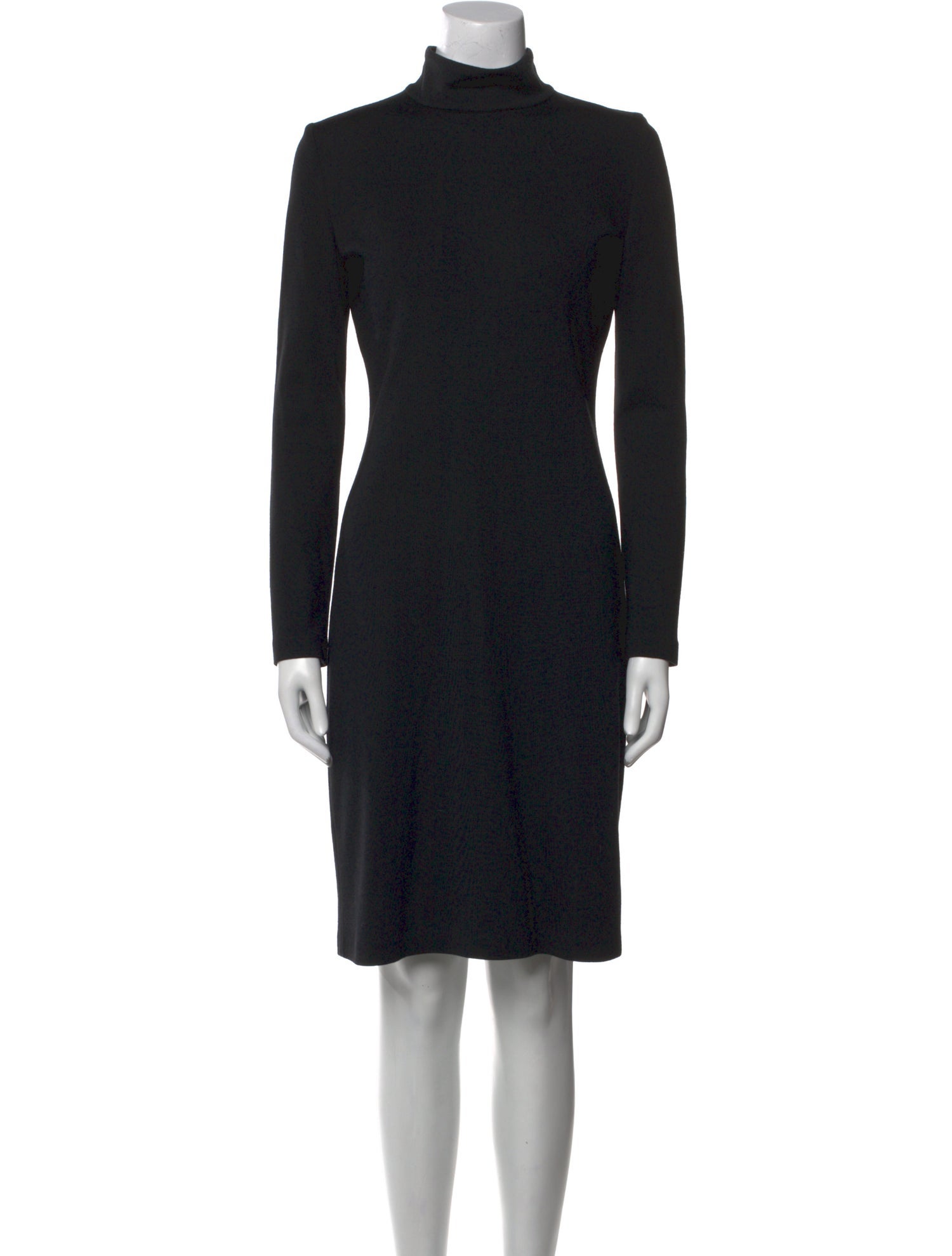 St. John Wool Midi Length Dress