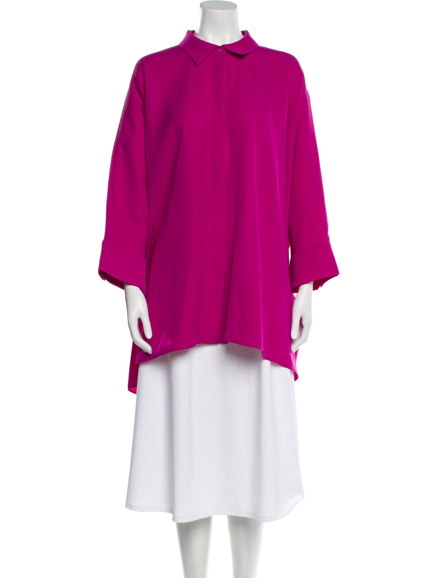 St. John Mock Neck Long Sleeve Tunic