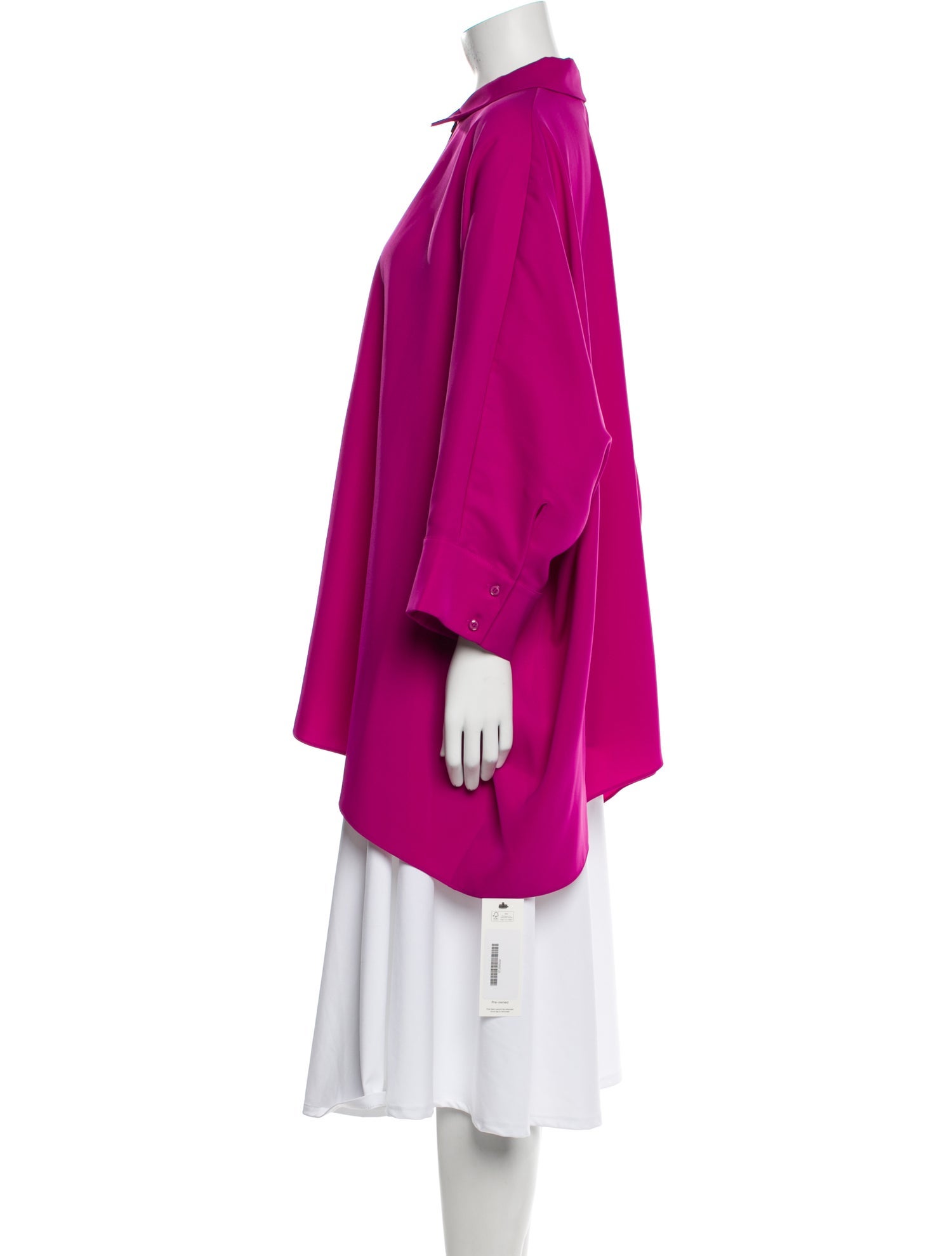 St. John Mock Neck Long Sleeve Tunic