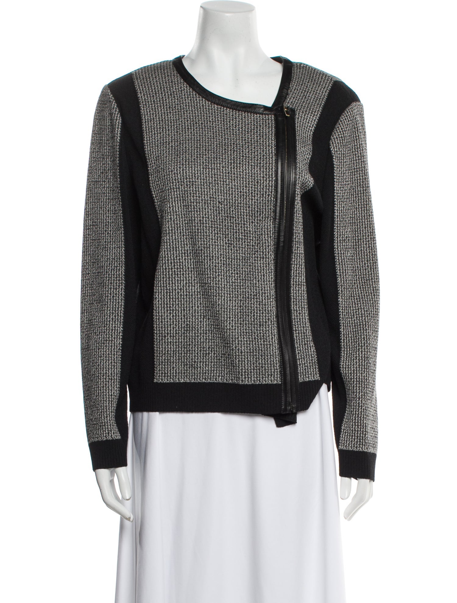 St. John Colorblock Pattern Jacket