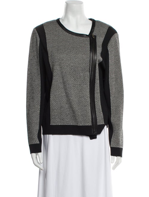 St. John Colorblock Pattern Jacket