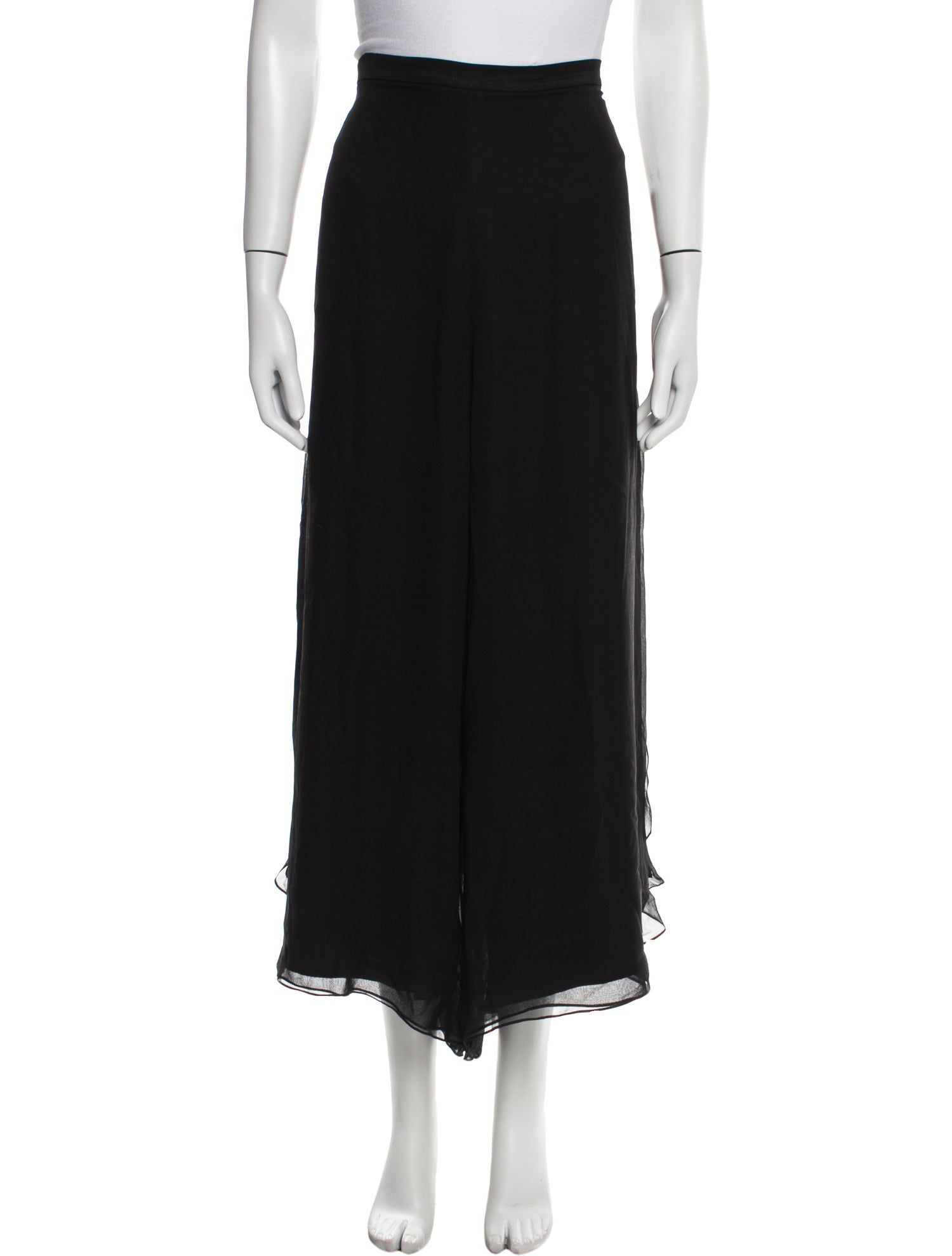 St. John Silk Wide Leg Pants