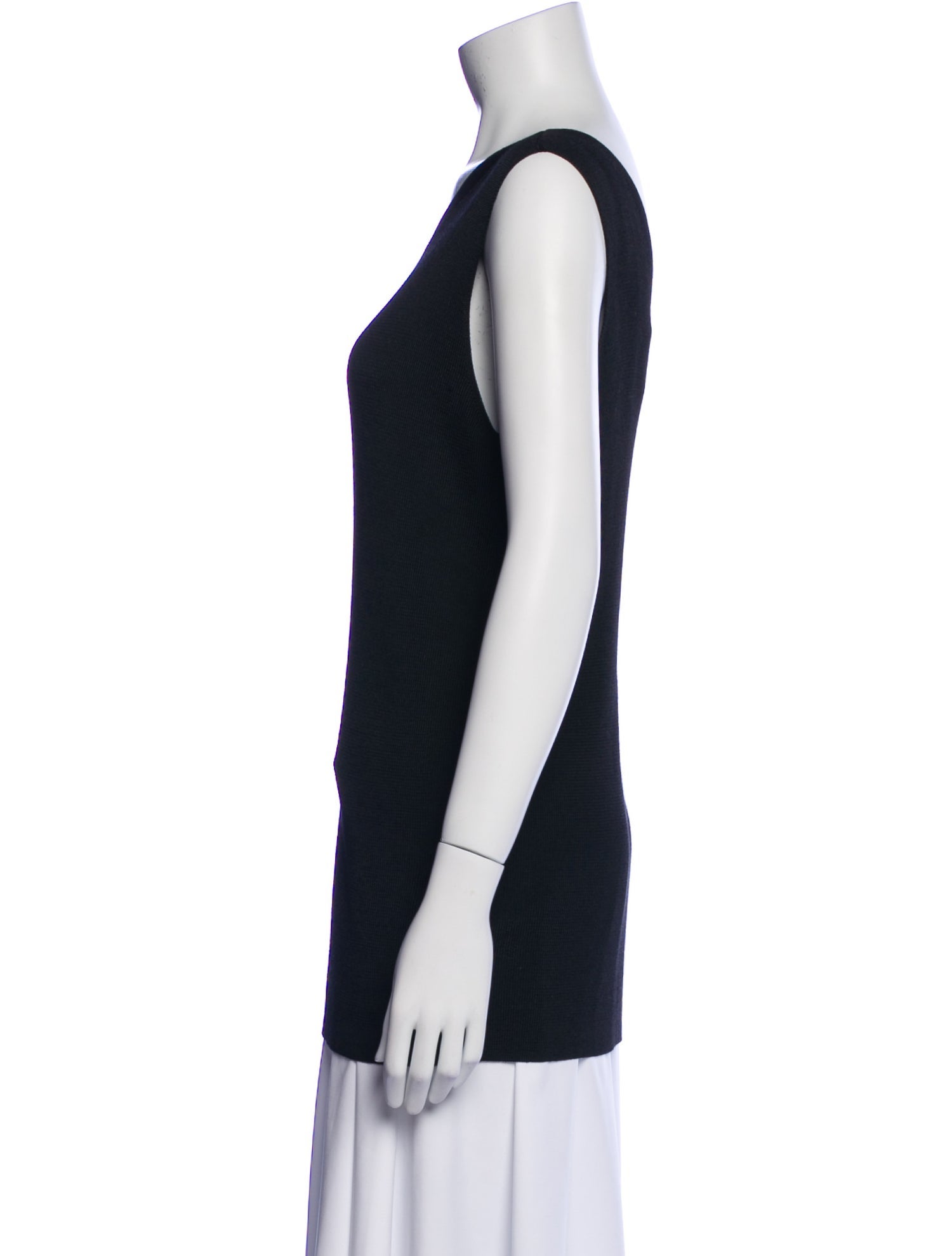 St. John One-Shoulder Sleeveless Top w/ Tags