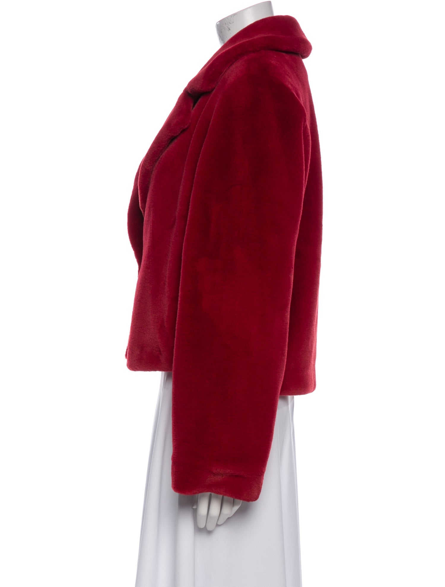 St. John Faux Fur Faux Fur Jacket