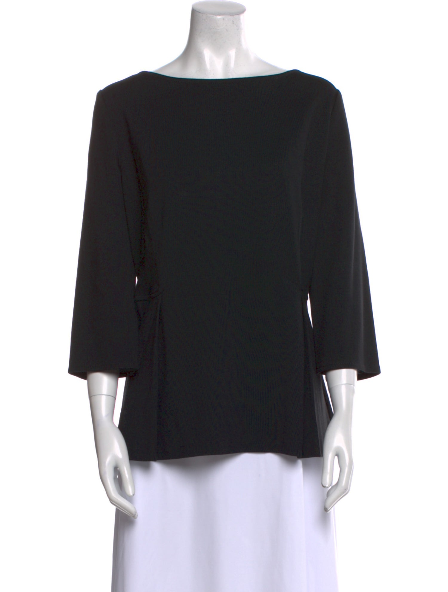 St. John Bateau Neckline Three-Quarter Sleeve Blouse w/ Tags
