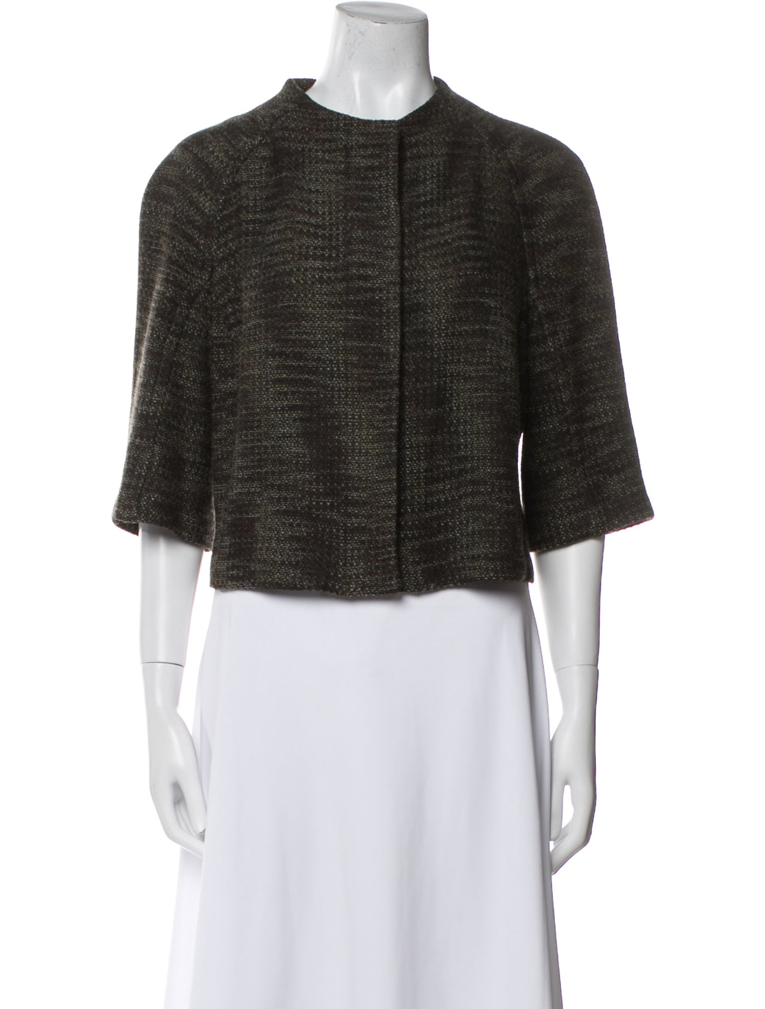 St. John Wool Tweed Pattern Evening Jacket