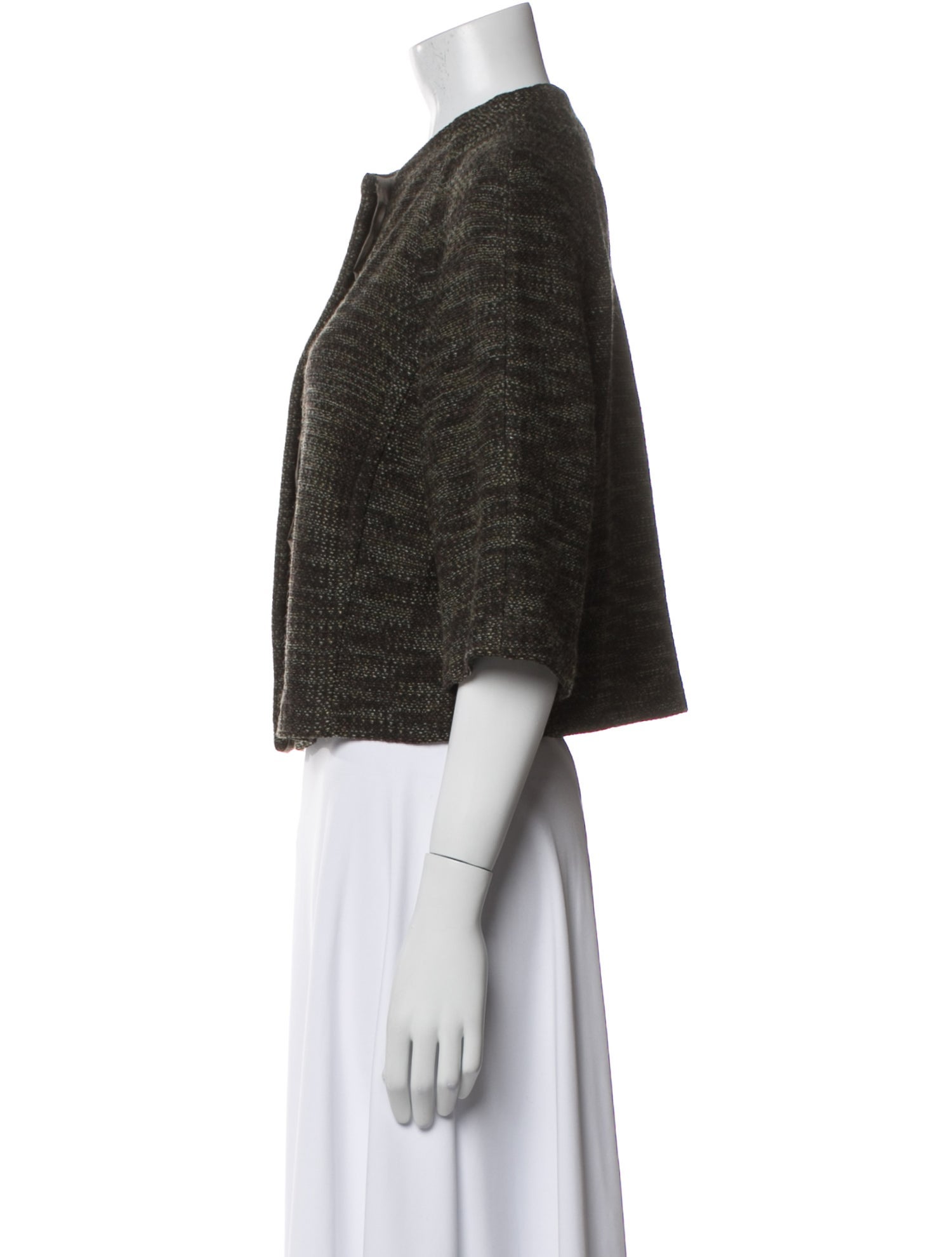 St. John Wool Tweed Pattern Evening Jacket