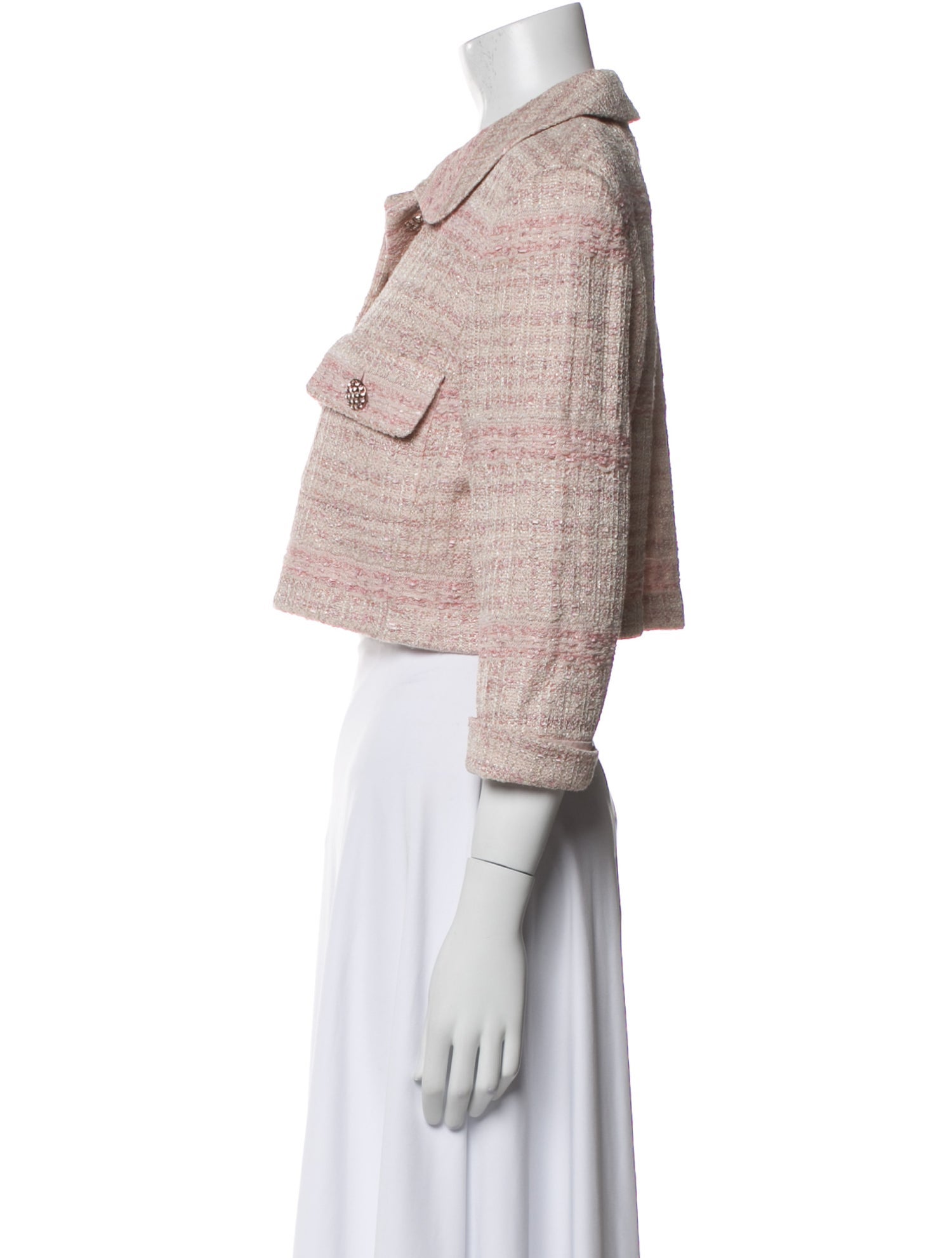 St. John Tweed Pattern Blazer