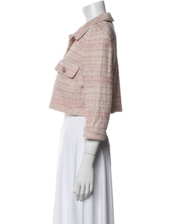 St. John Tweed Pattern Blazer