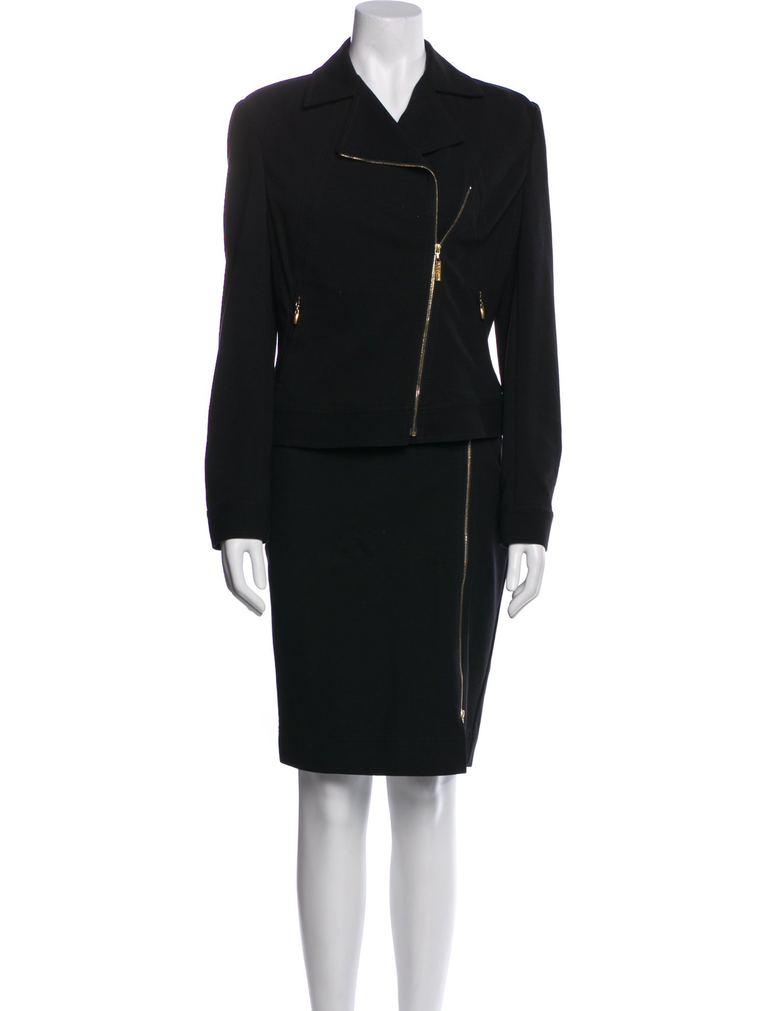 St. John Crystal Embellishments Skirt Set