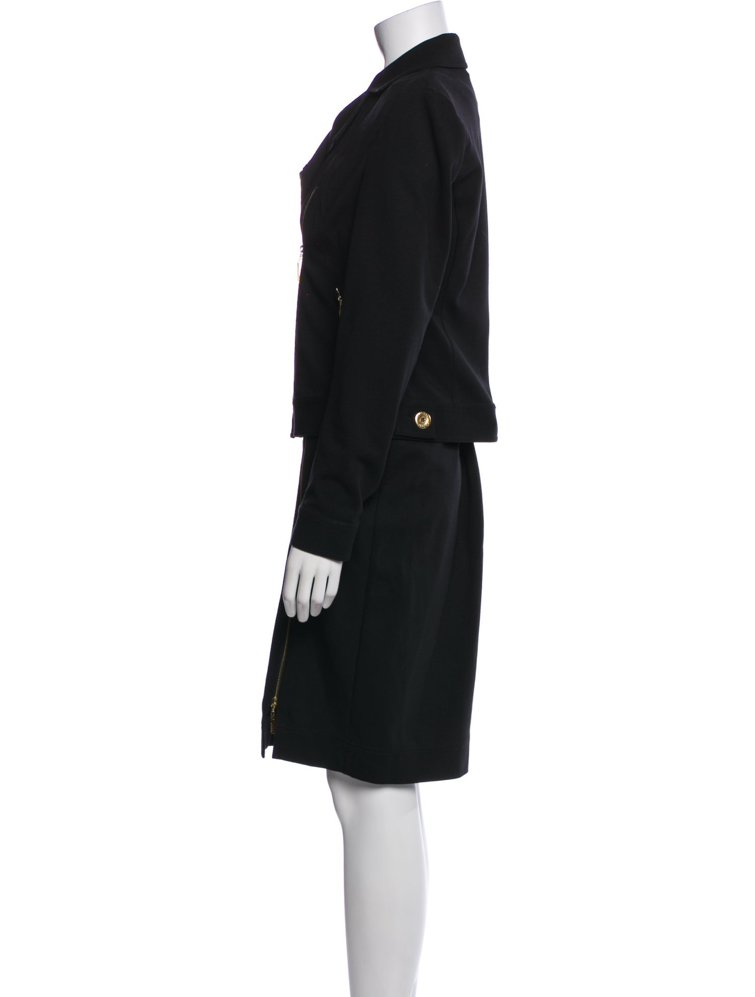 St. John Crystal Embellishments Skirt Set