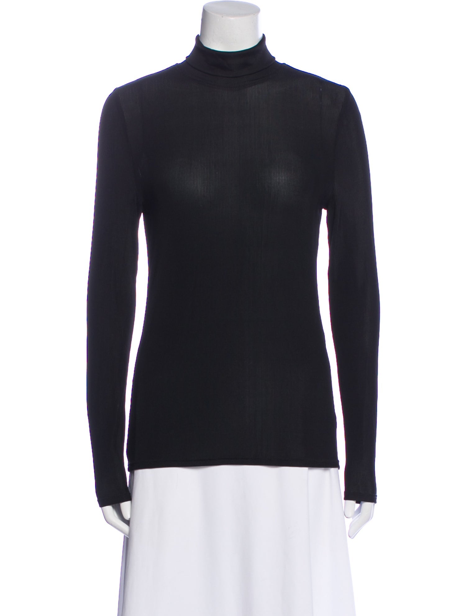 St. John Turtleneck Long Sleeve Top