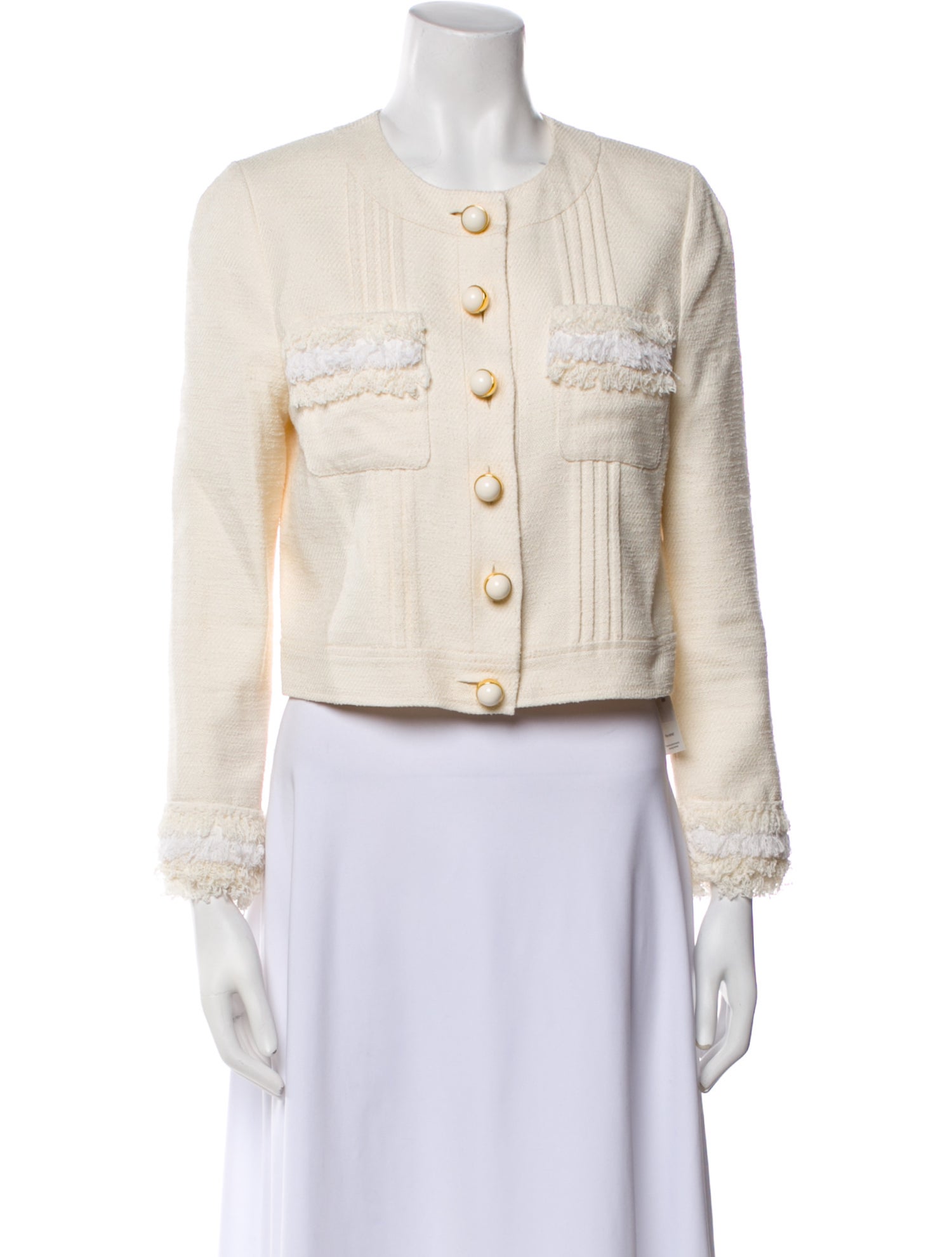 St. John Tweed Pattern Jacket