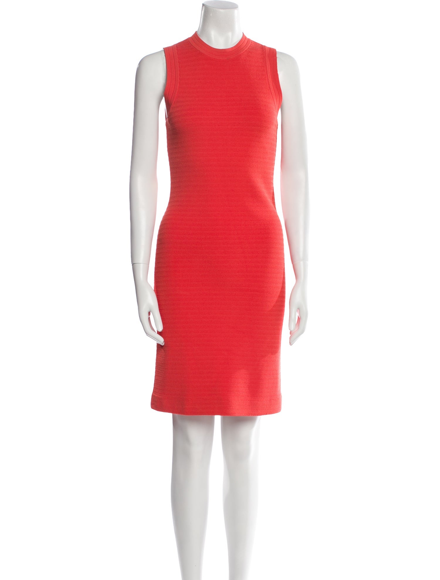 St. John Crew Neck Mini Dress