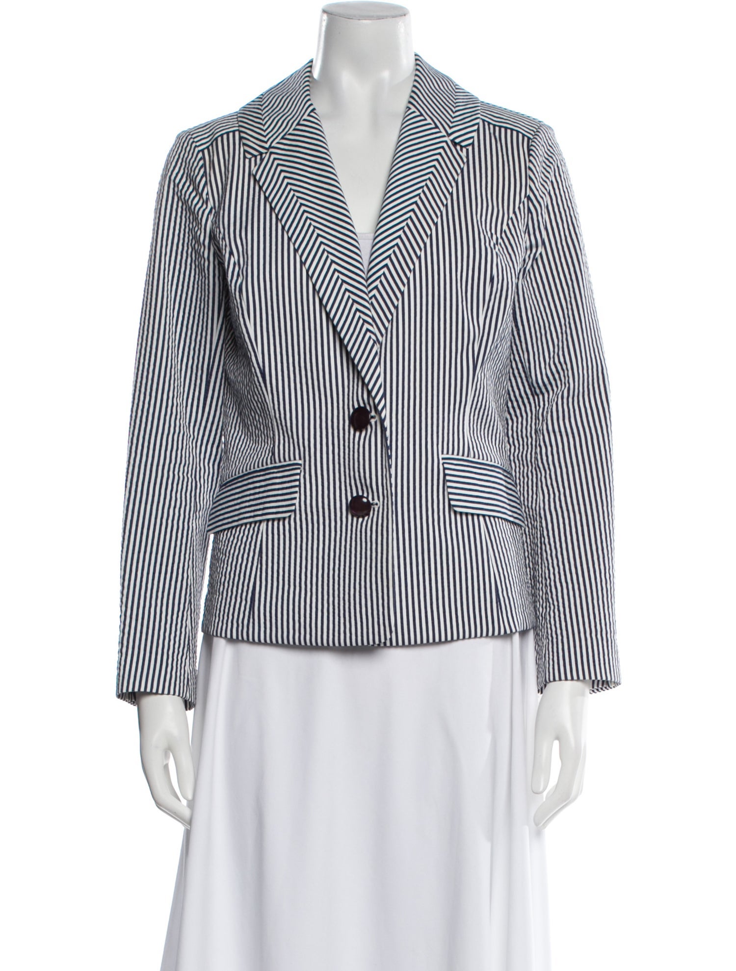 St. John Sport Striped Blazer