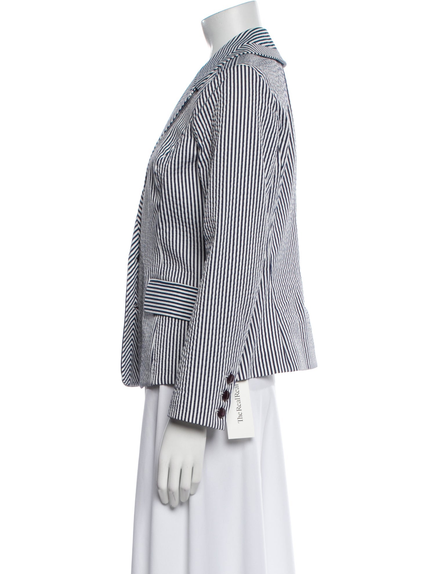 St. John Sport Striped Blazer