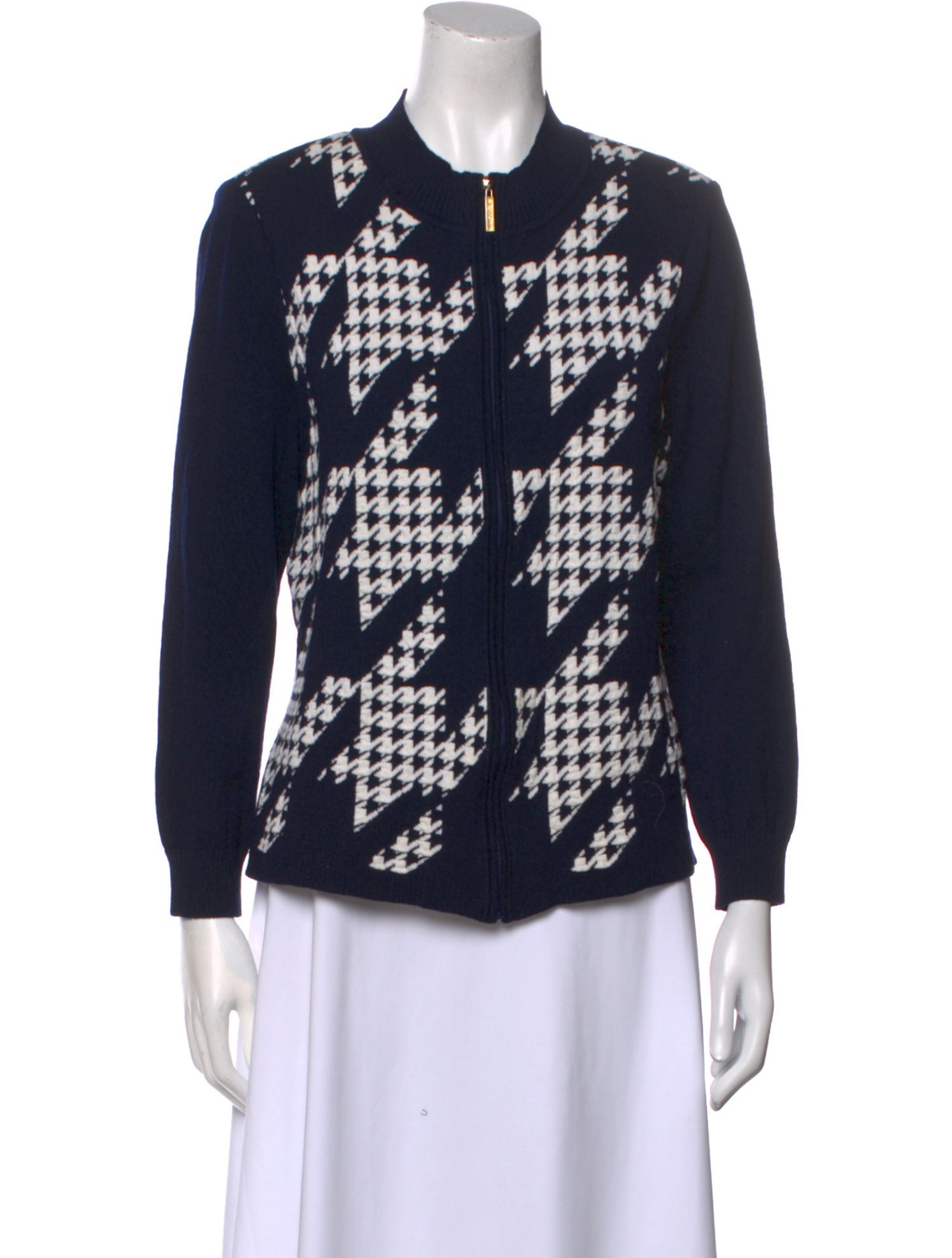 St. John Wool Printed Sweater