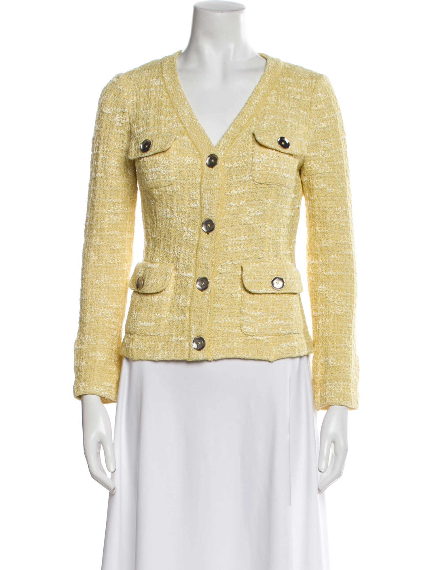 St. John Tweed Pattern Jacket