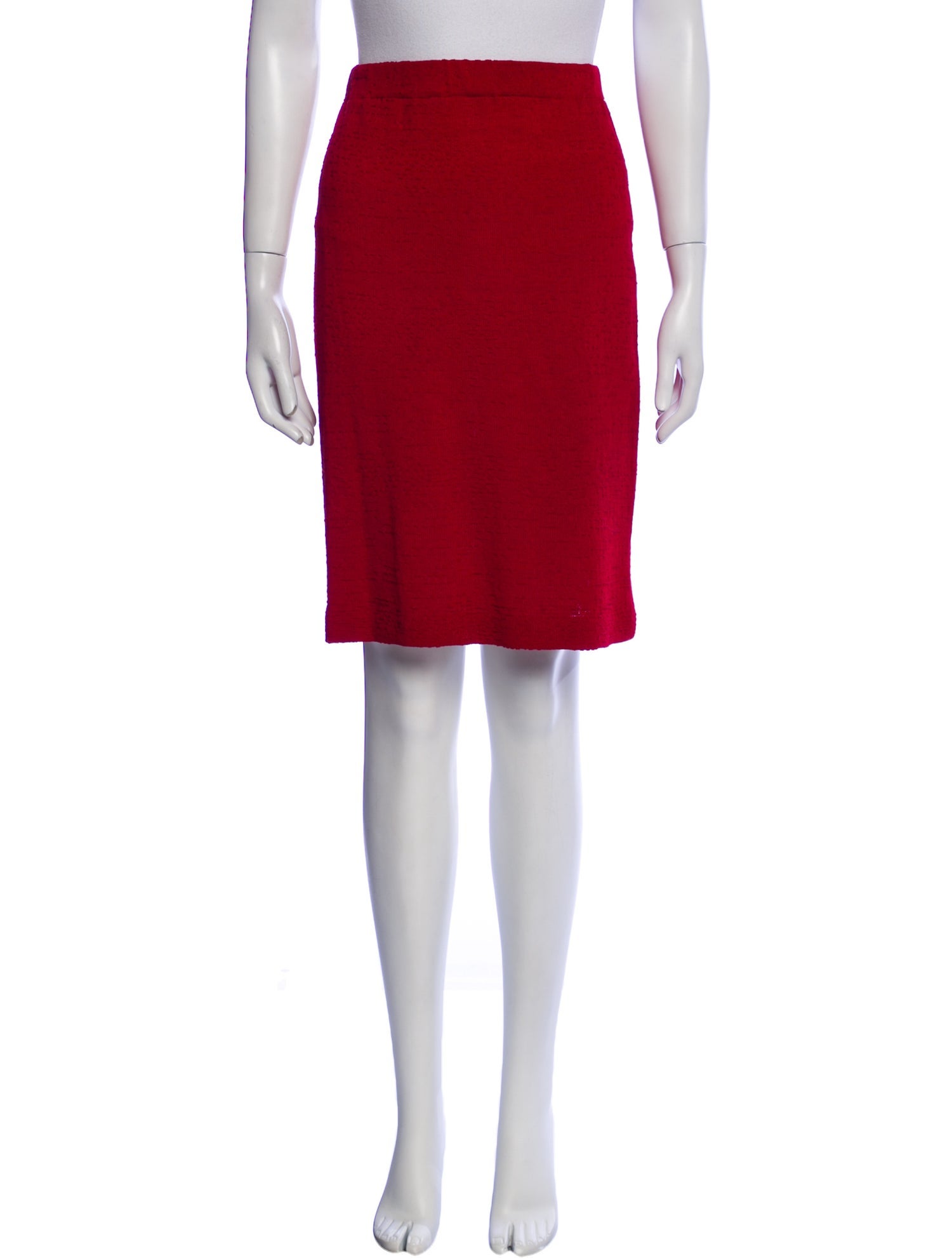 St. John Wool Knee-Length Skirt