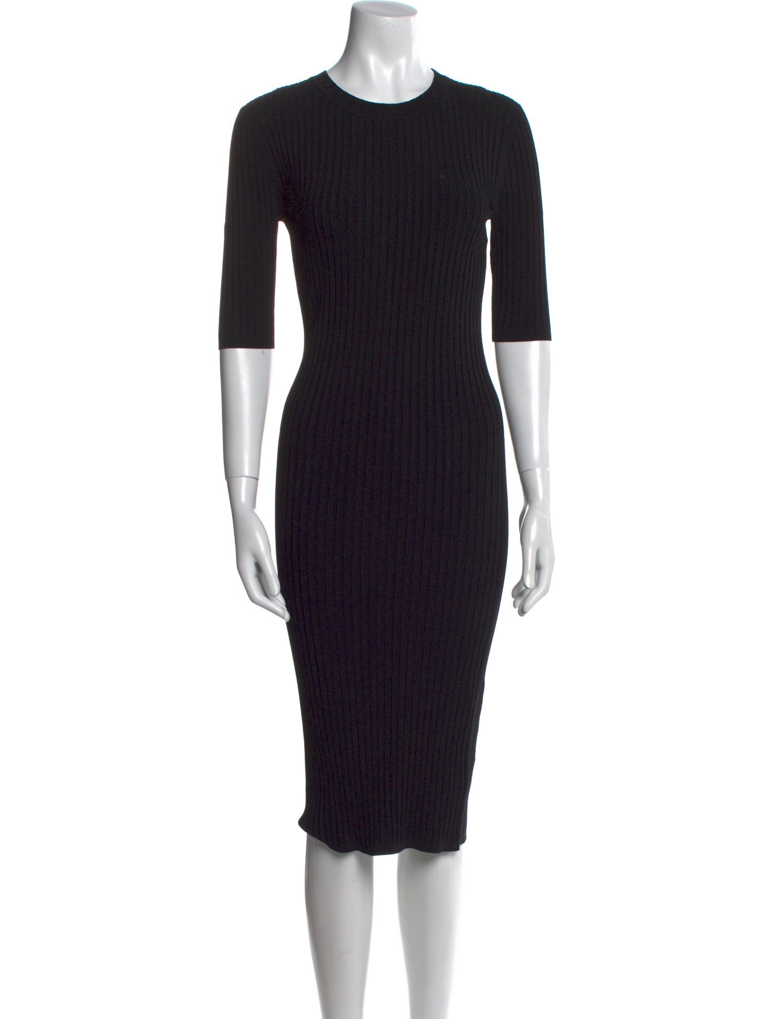 St. John Crew Neck Midi Length Dress w/ Tags