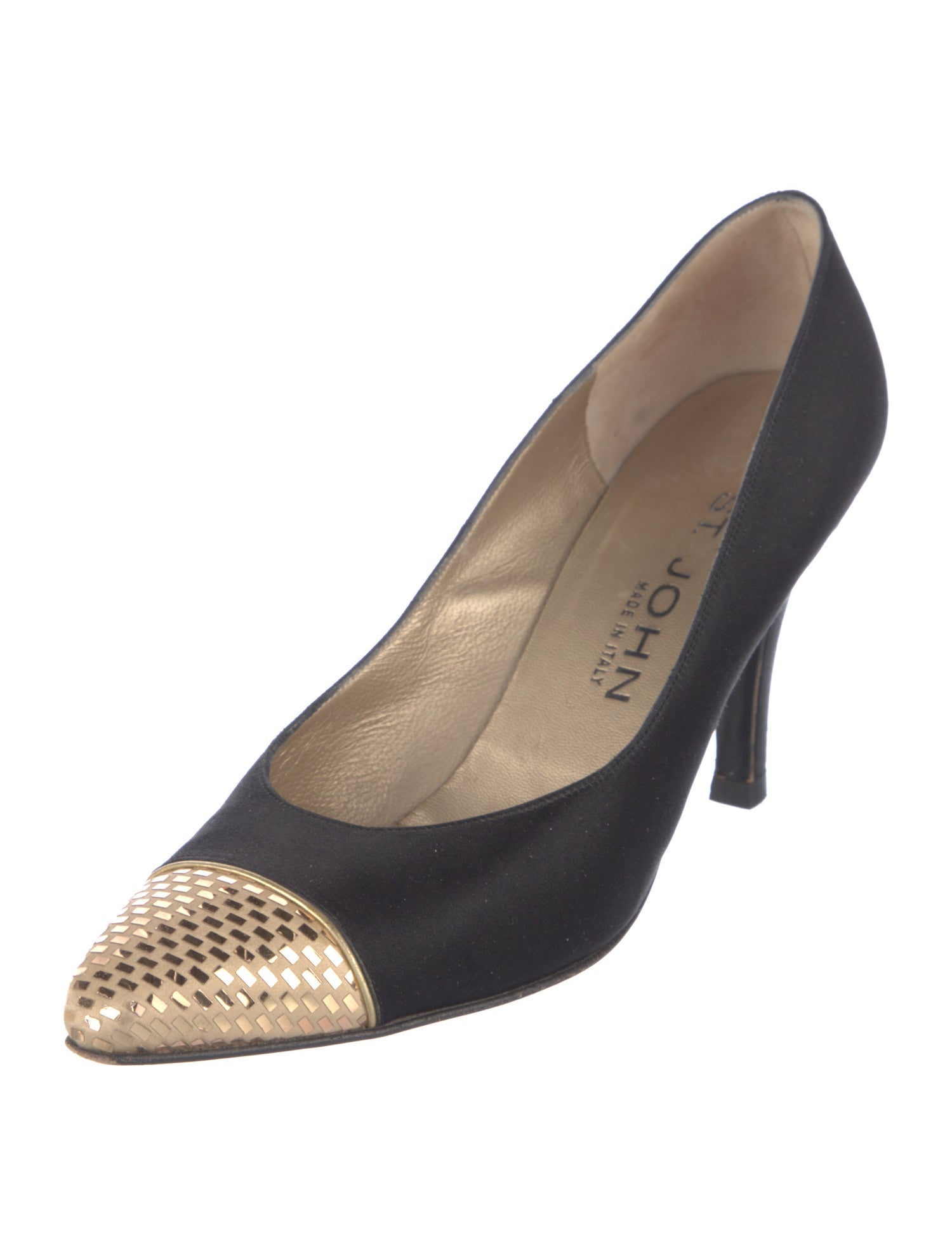 St. John Satin Pumps