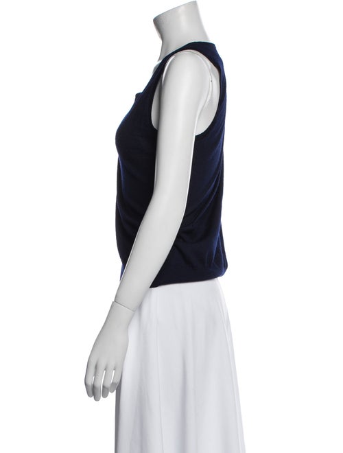 St. John Wool Scoop Neck Top