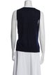 St. John Wool Scoop Neck Top