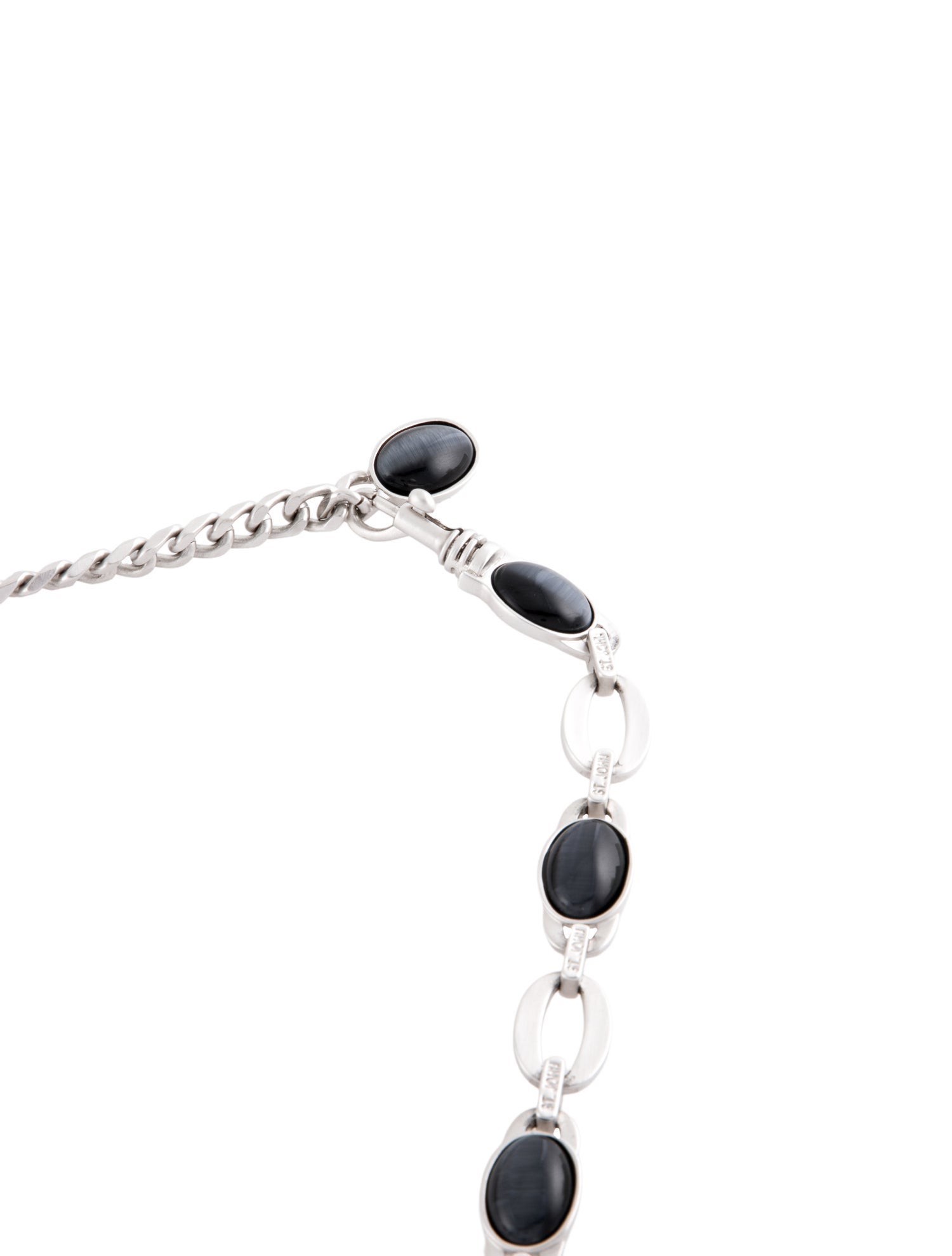 St. John Skinny Metal Chain-Link Belt