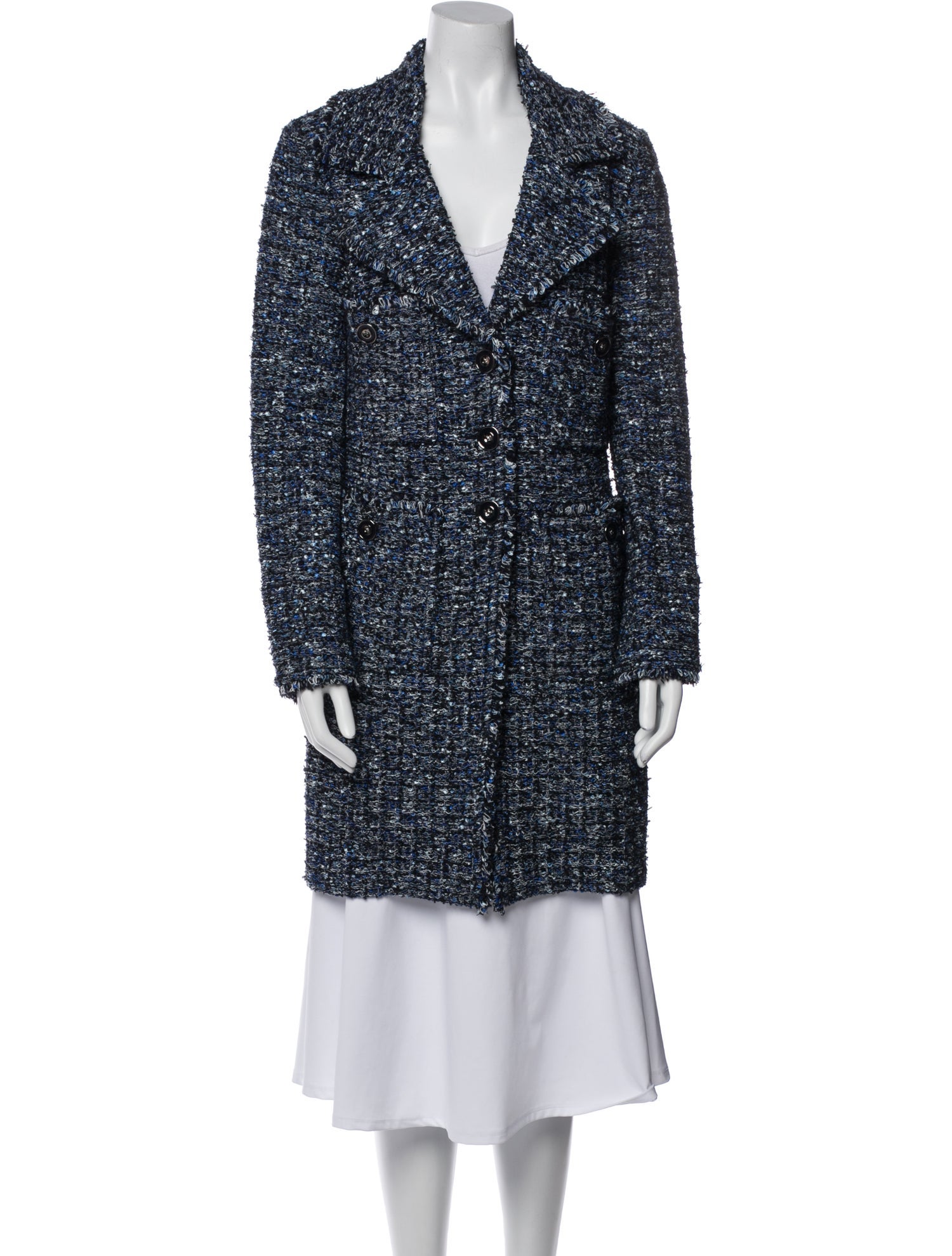 St. John Tweed Pattern Coat
