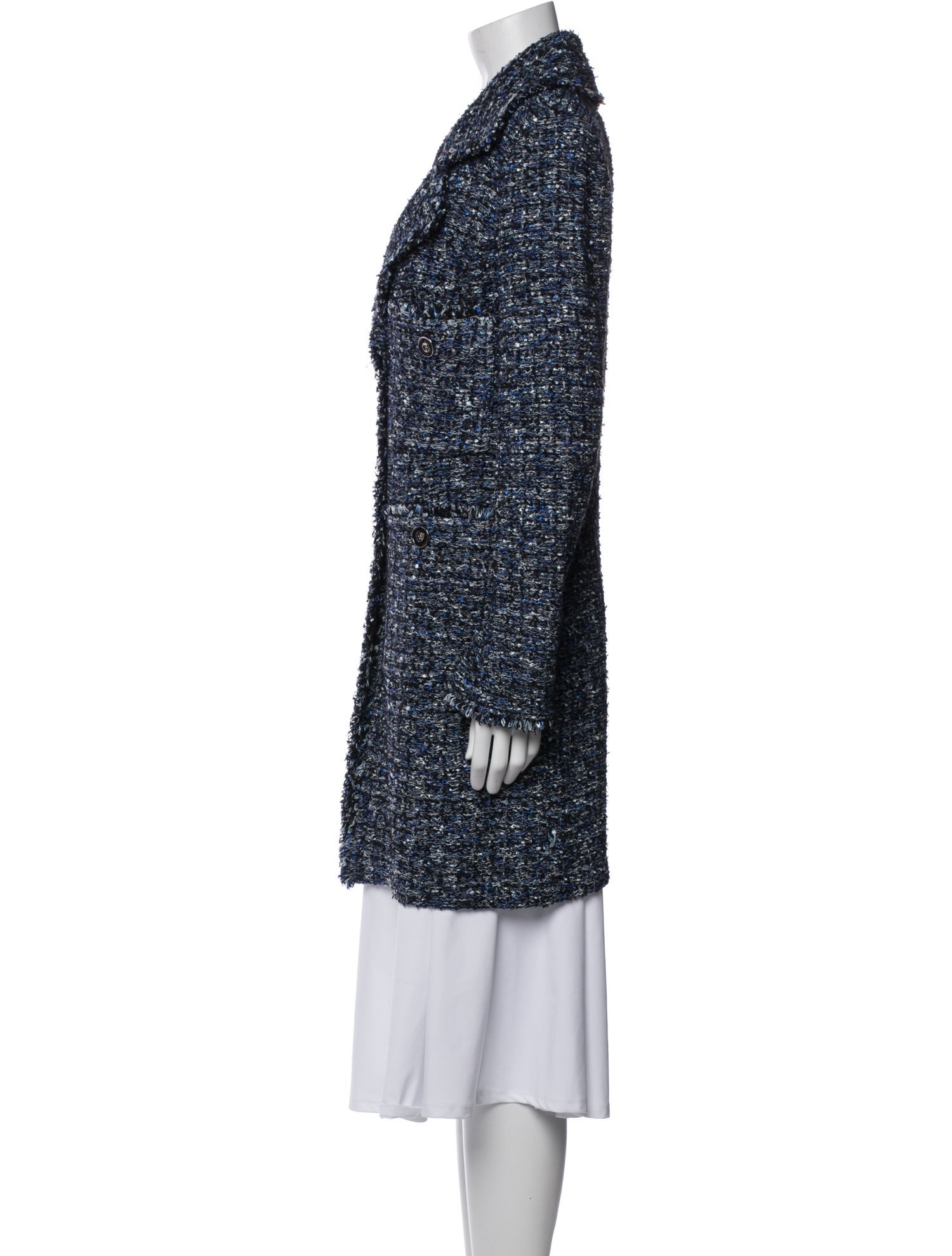 St. John Tweed Pattern Coat