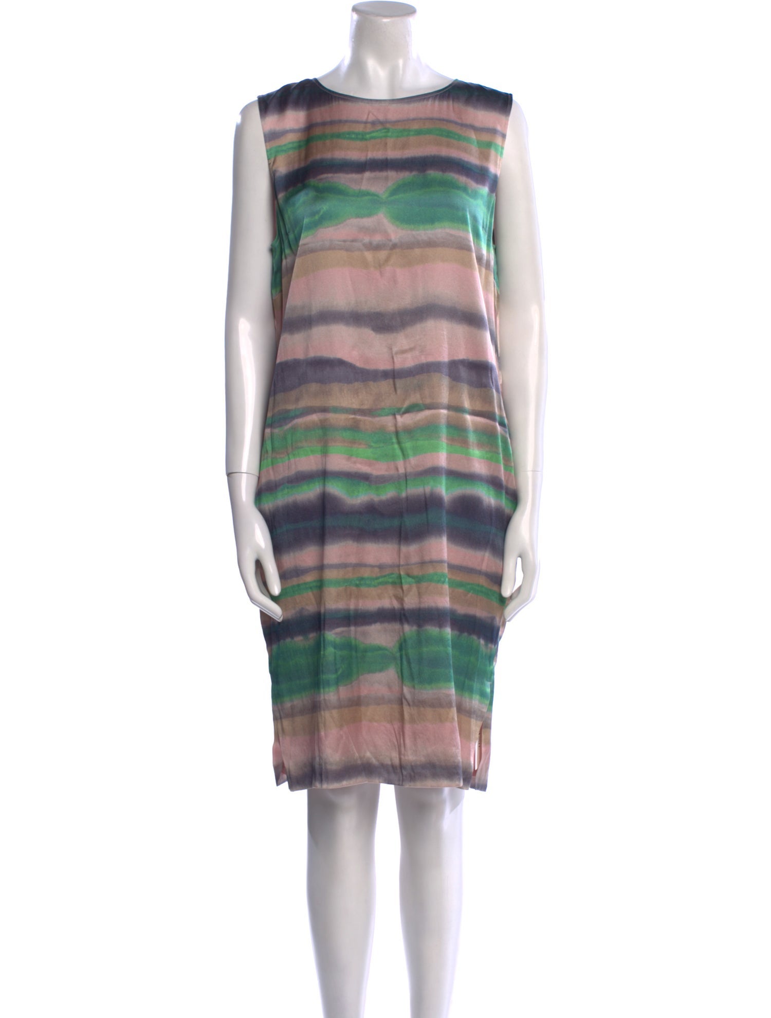 St. John Silk Knee-Length Dress