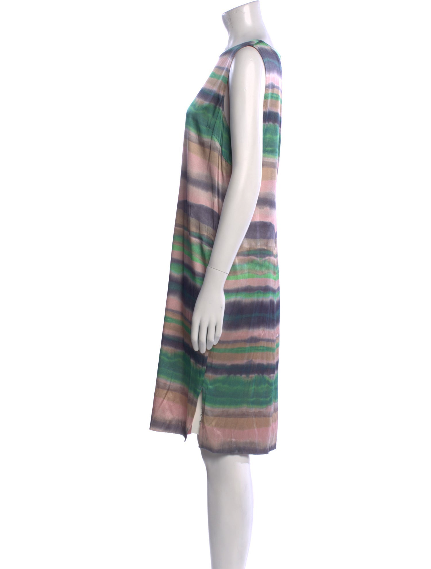 St. John Silk Knee-Length Dress