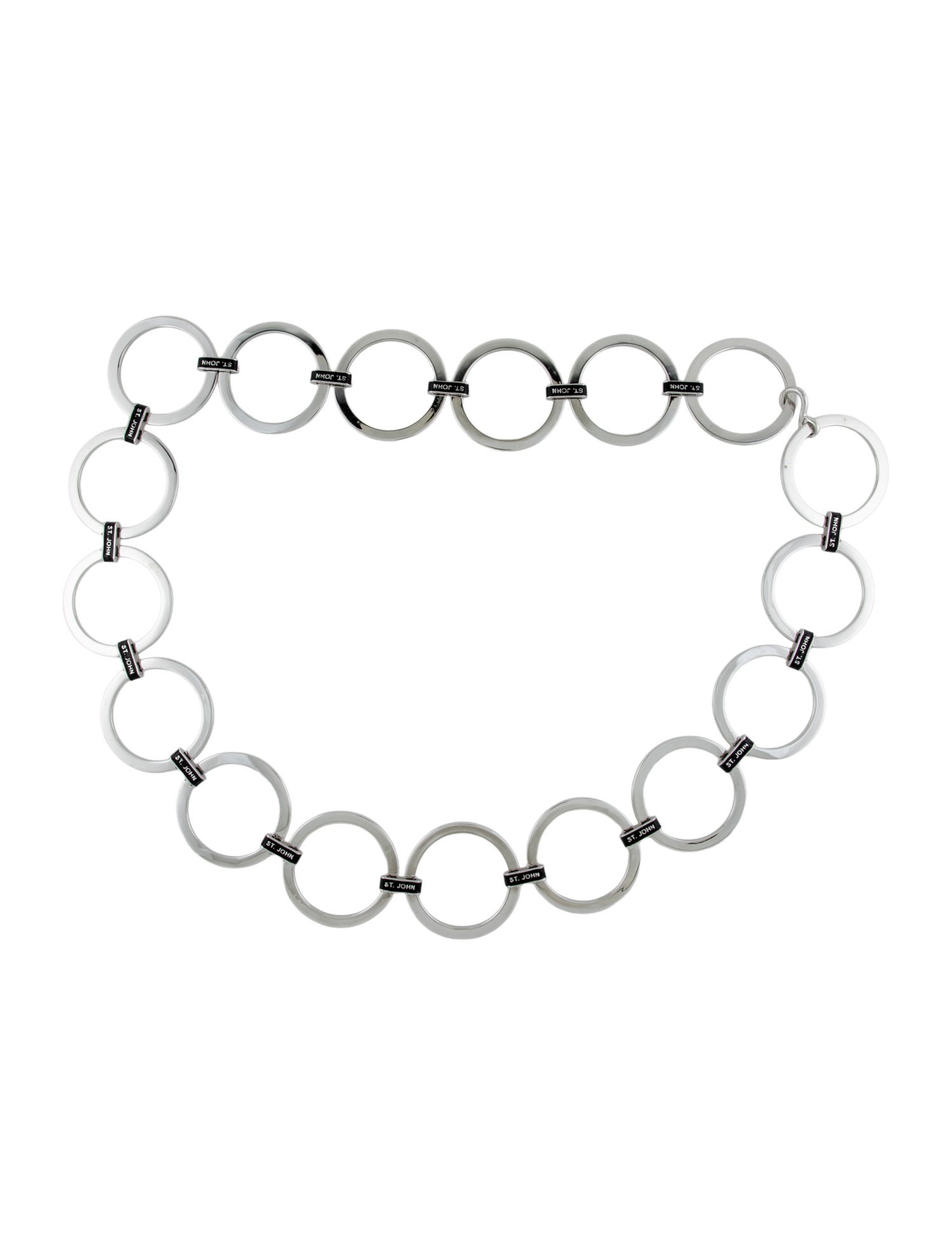 St. John Wide Metal Waist Belt