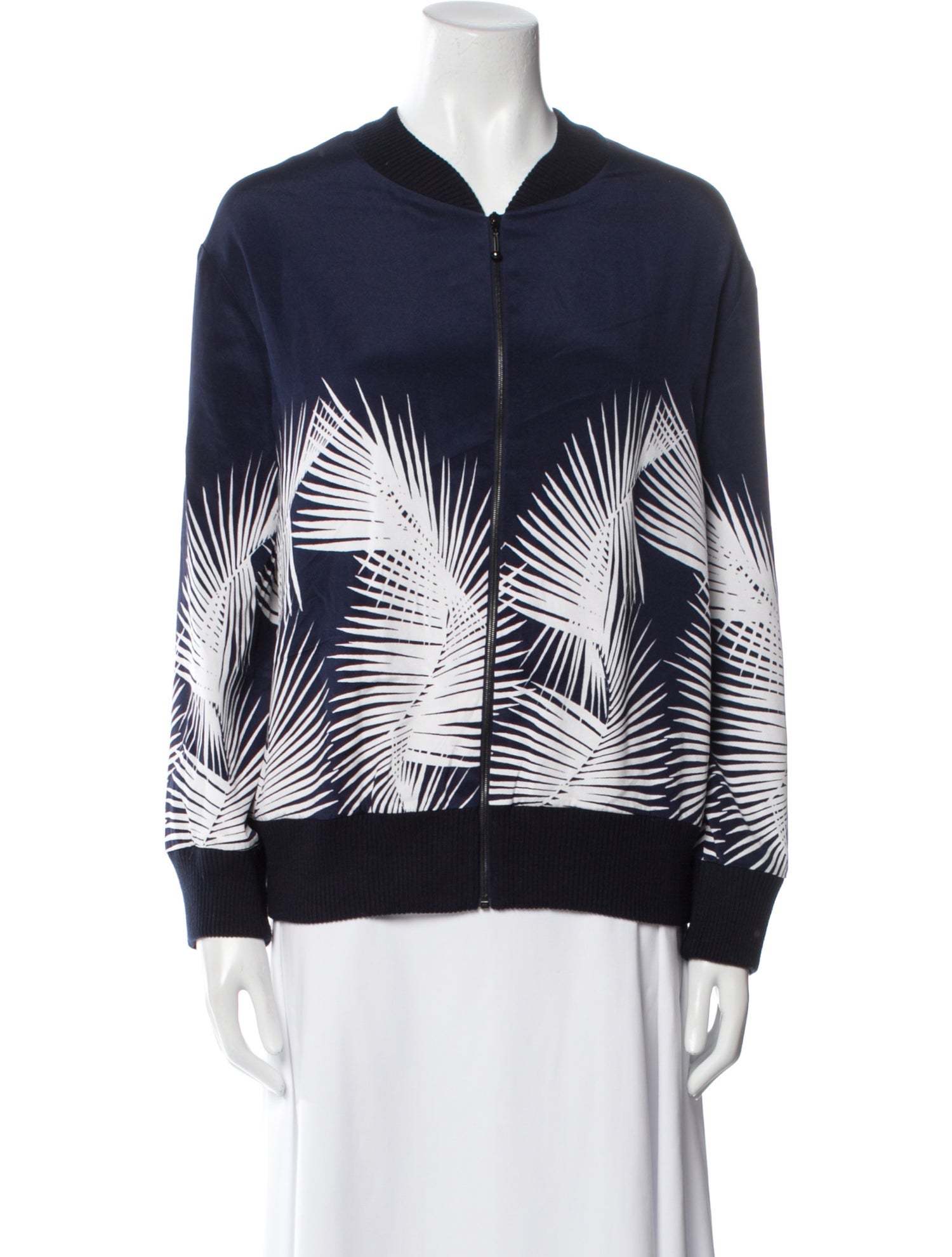 St. John Silk Printed Jacket w/ Tags