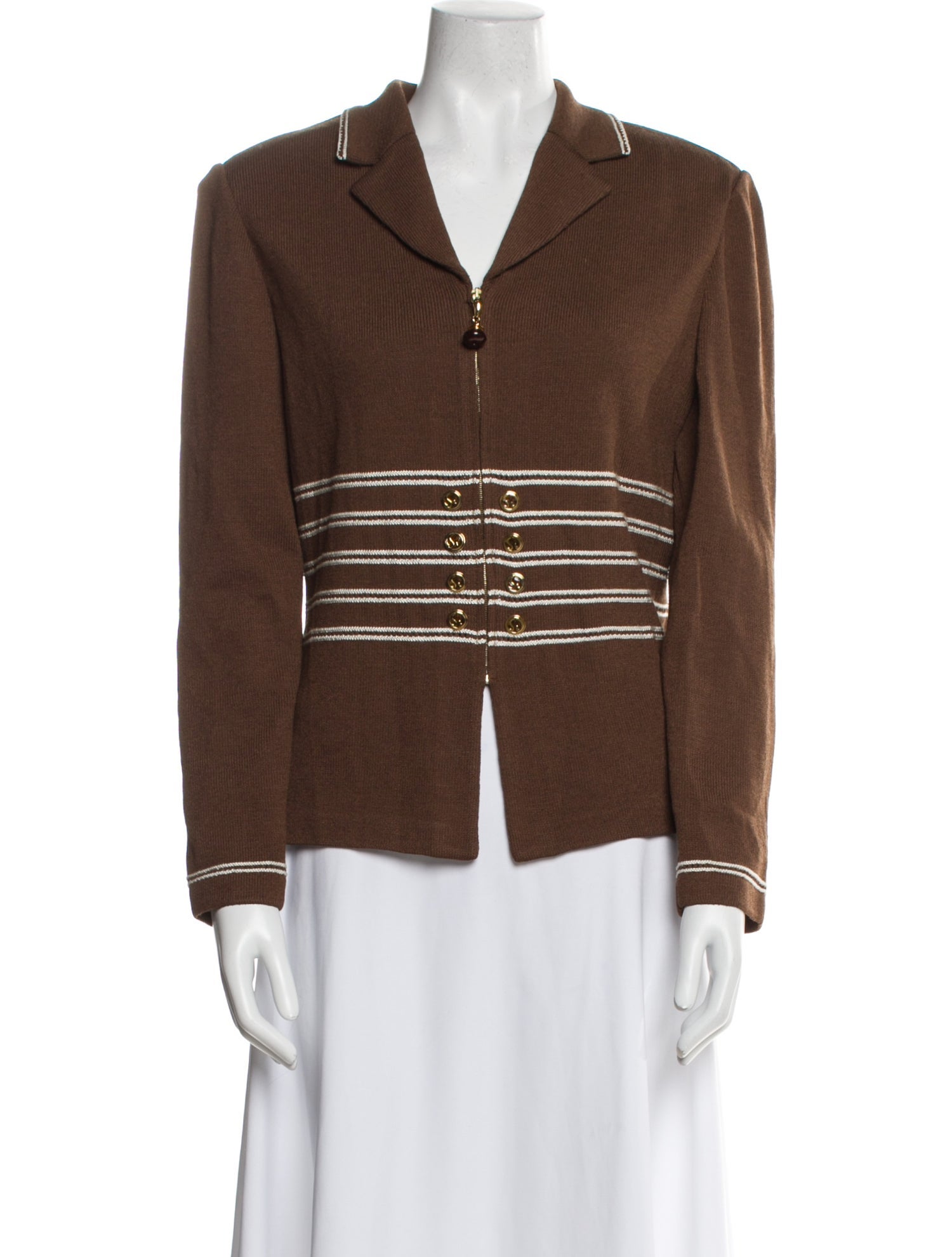 St. John Striped Coat