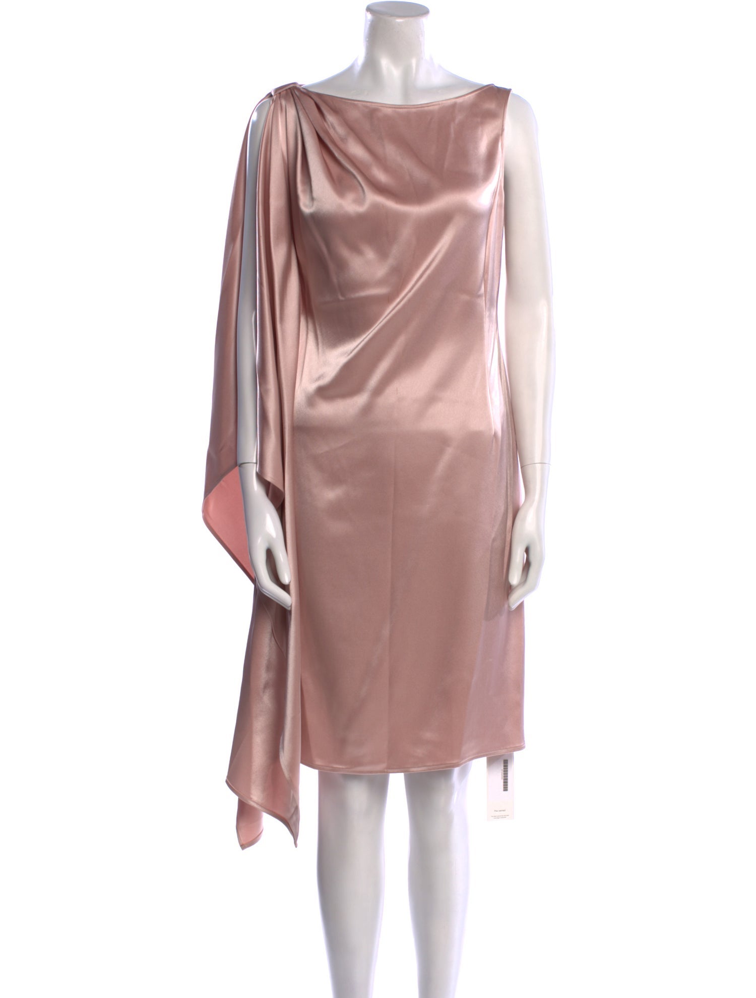 St. John Bateau Neckline Knee-Length Dress