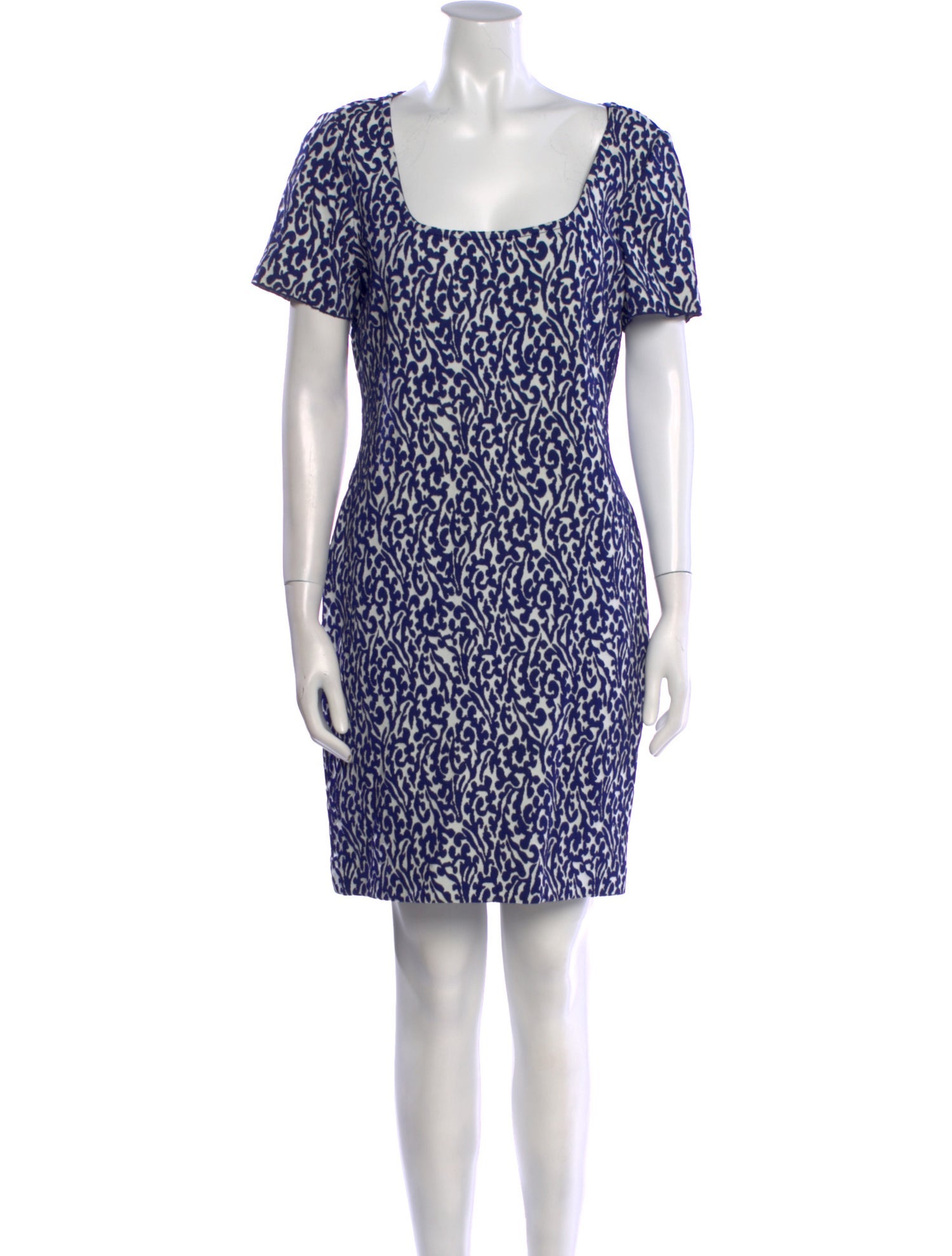 St. John Printed Mini Dress