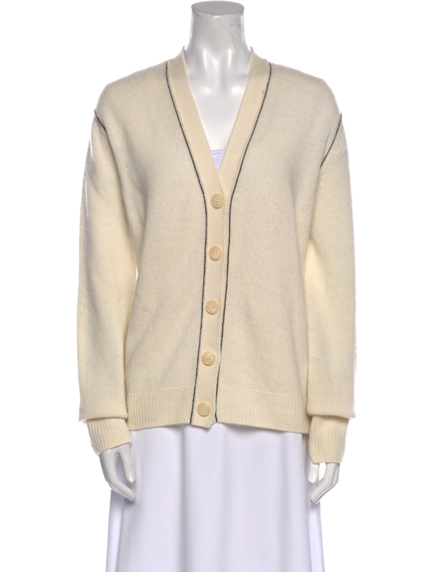 St. John Wool V-Neck Sweater