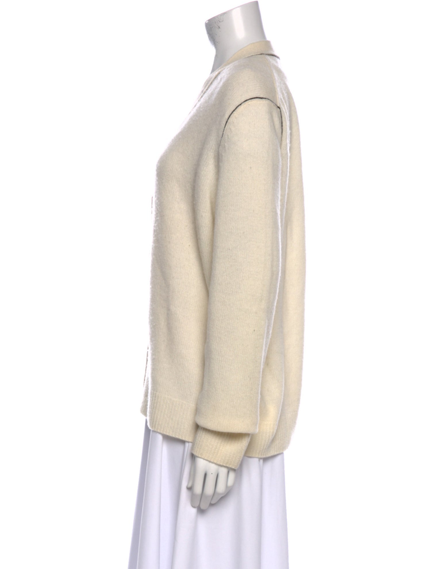 St. John Wool V-Neck Sweater