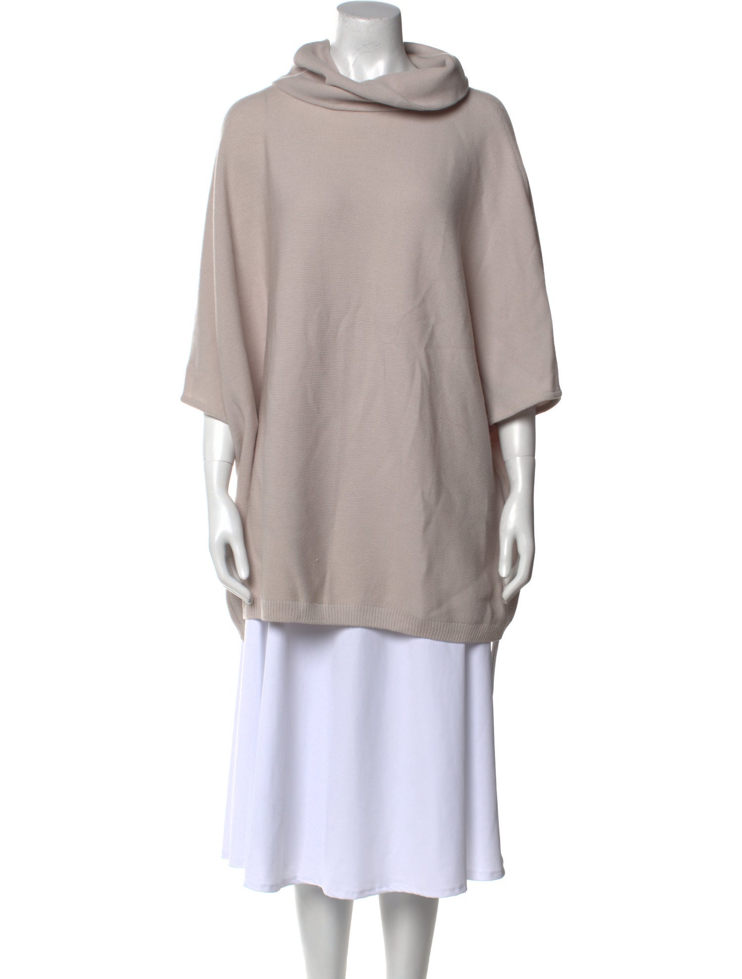 St. John Wool Cowl Neck Sweater