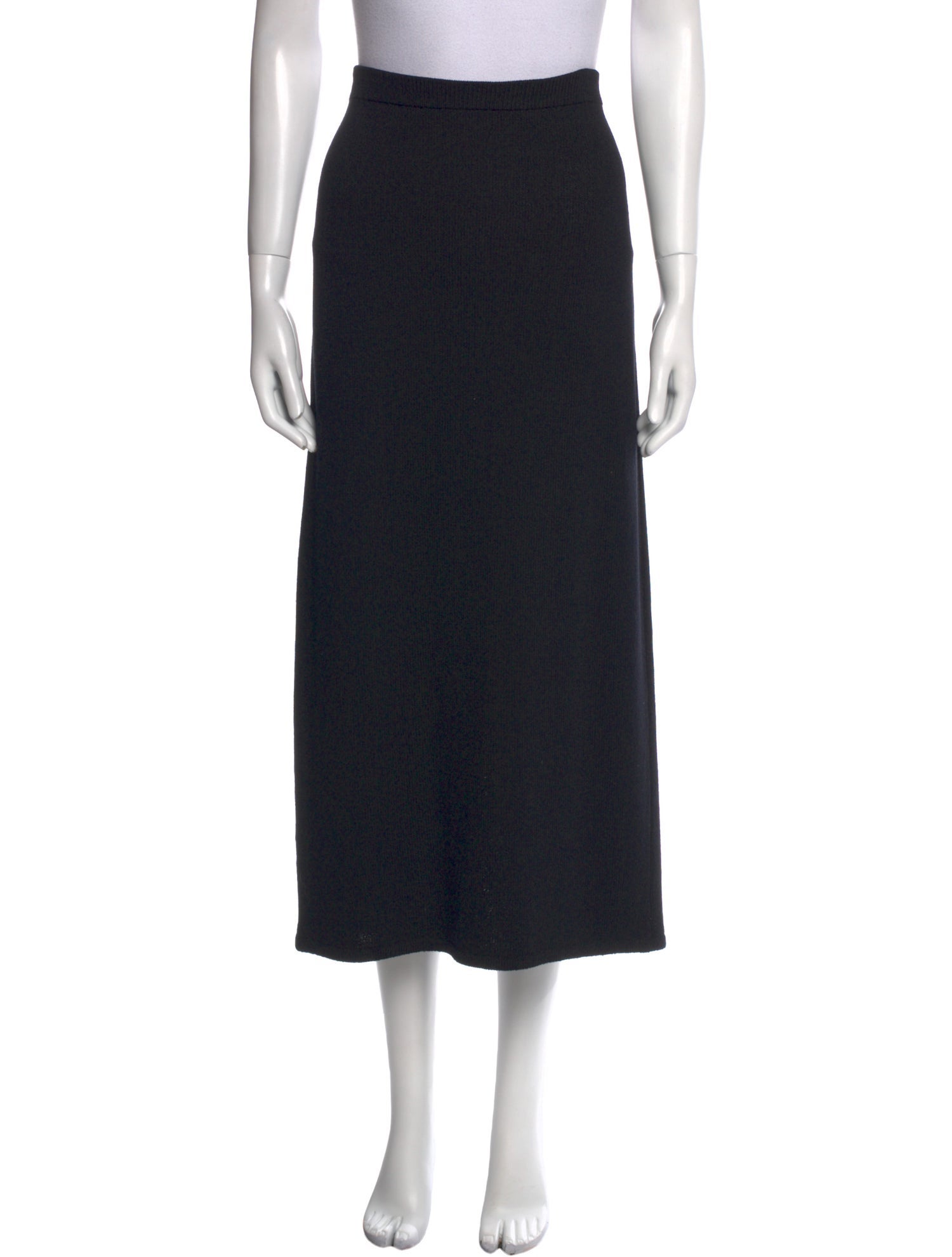 St. John Cutout Accent Midi Length Skirt