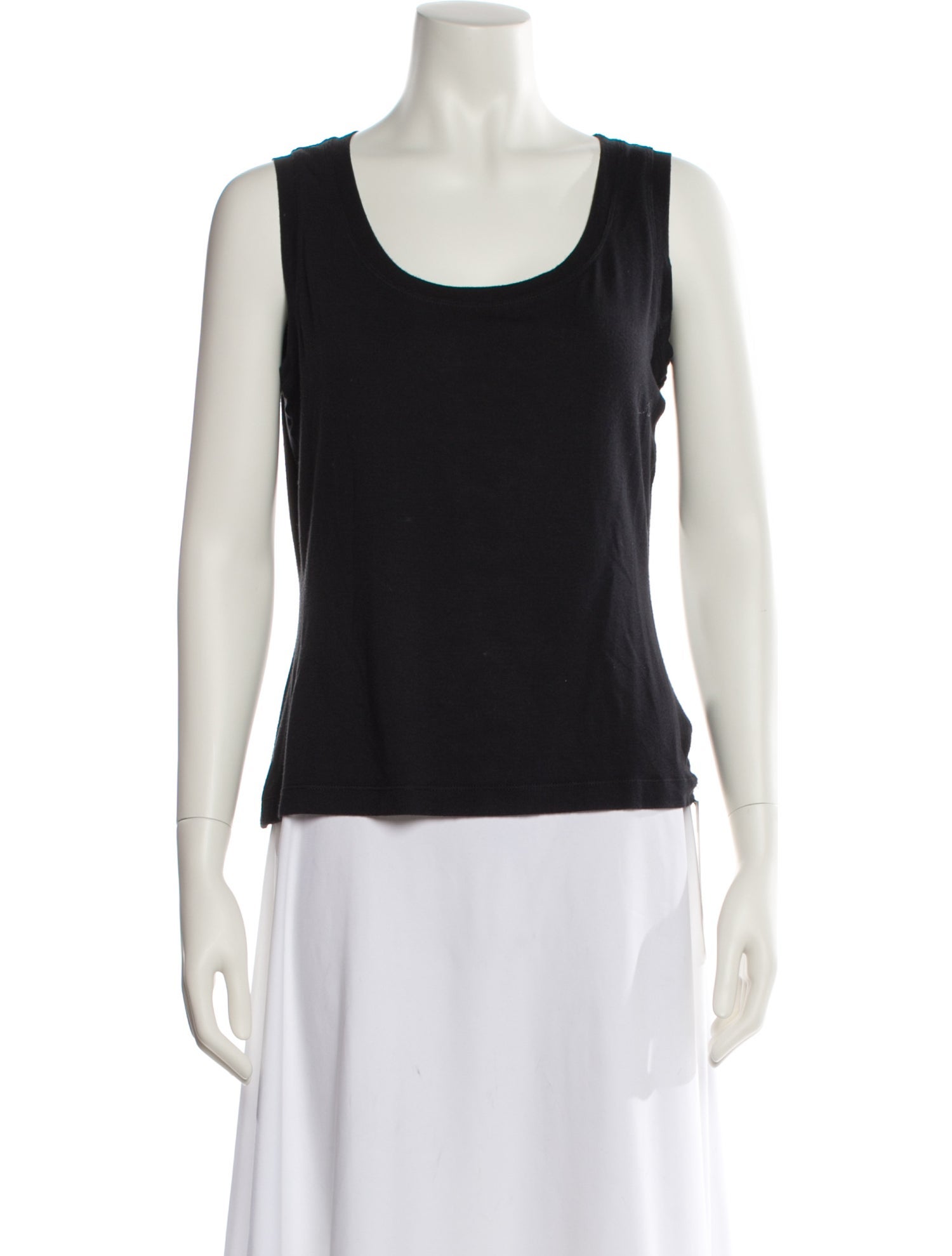 St. John Wool Scoop Neck Top