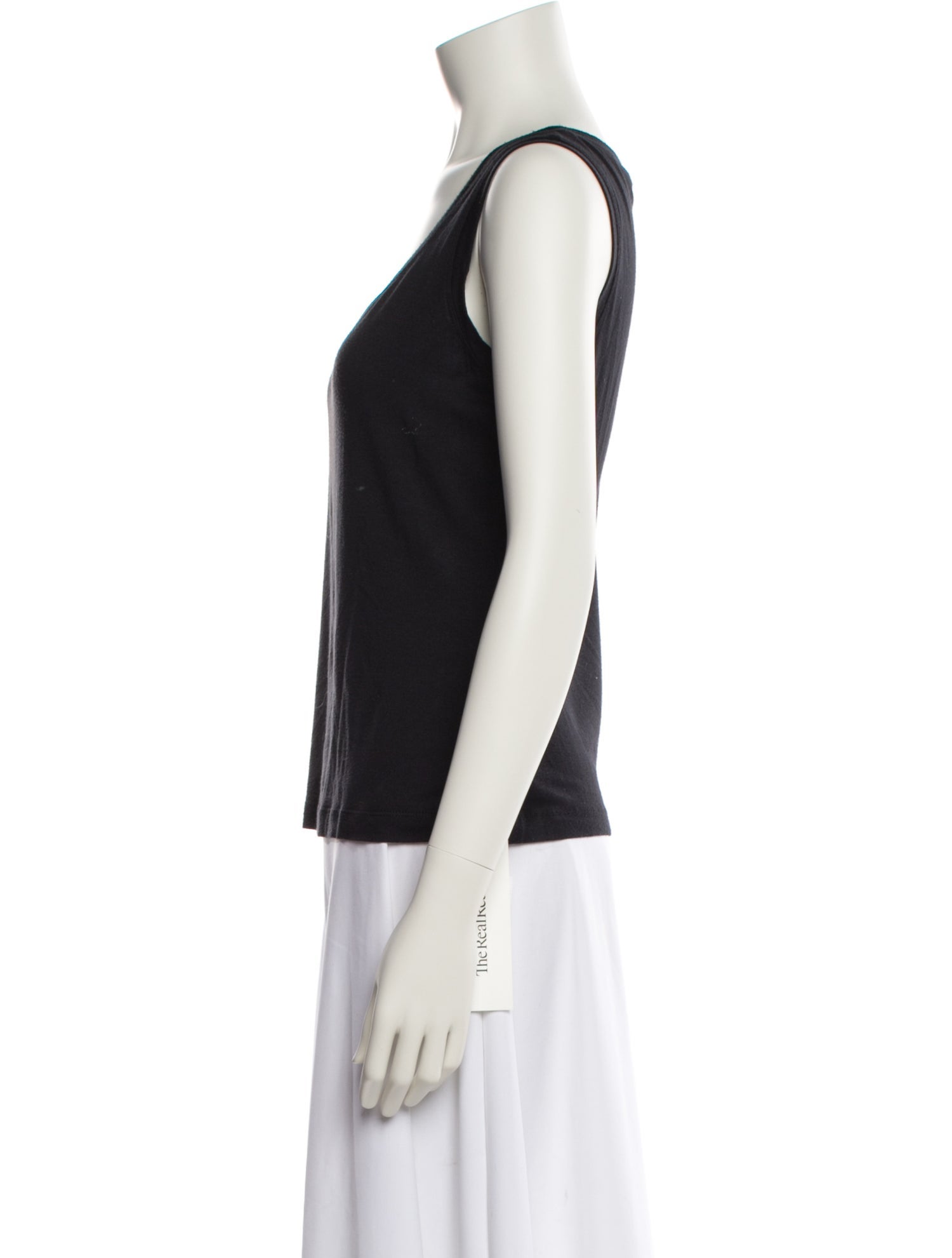 St. John Wool Scoop Neck Top