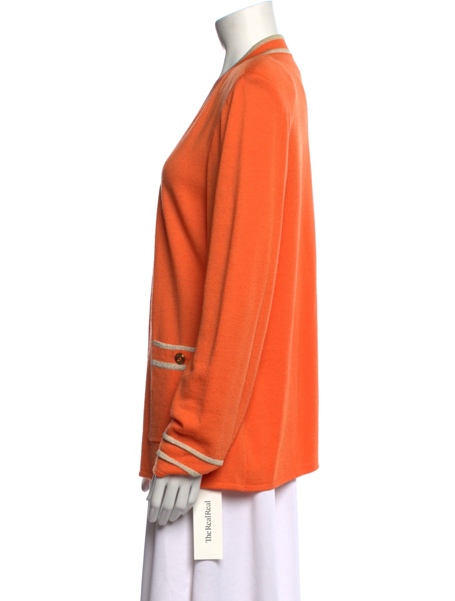 St. John Wool V-Neck Sweater