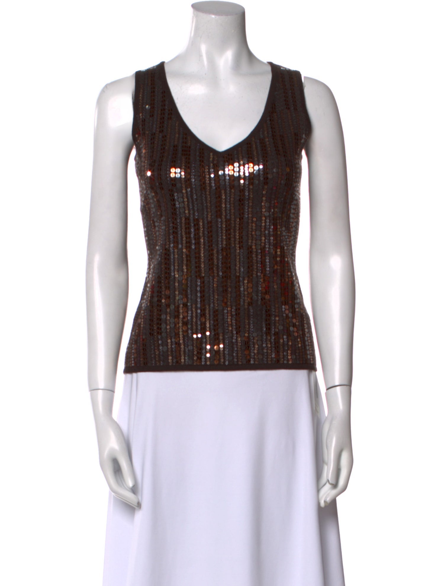 St. John Wool Printed Top