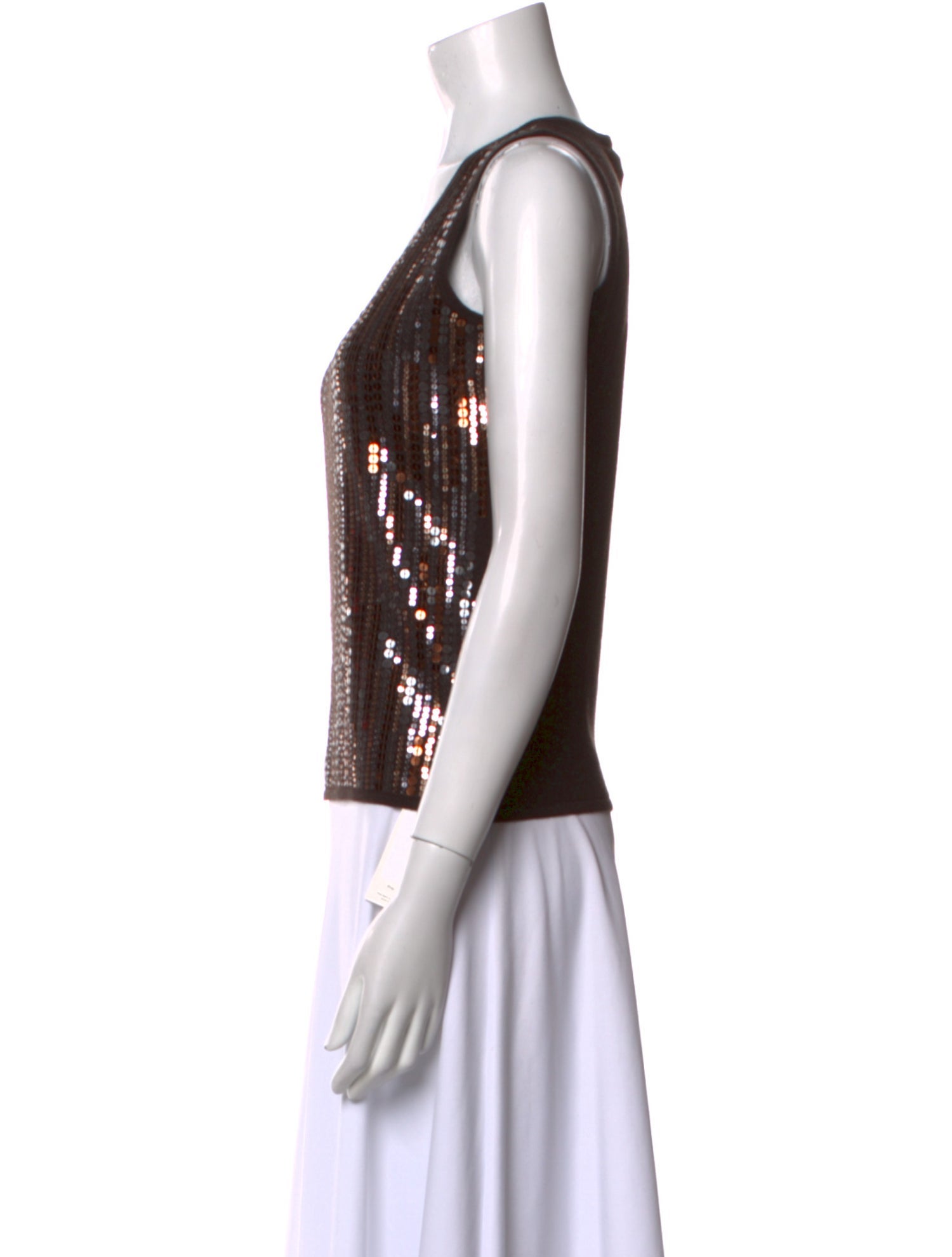 St. John Wool Printed Top